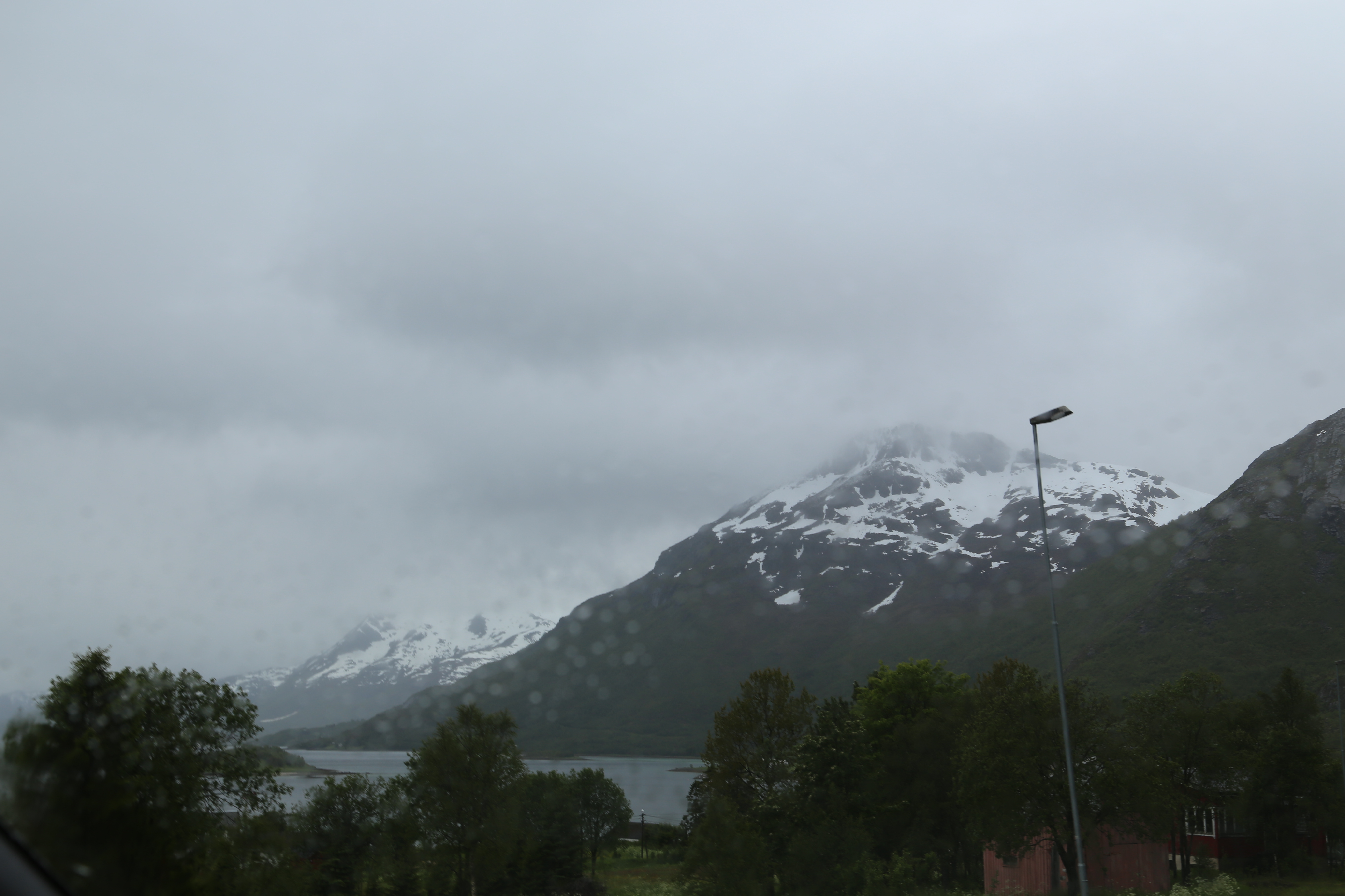 2014 Europe Trip Day 18 - Norway (Lofoten Islands: Sordal Tunnel (4 miles),  Sloverfjord Tunnel (2 miles), Chocolate Chip Rolls, Svolvaer, Lofoten Stockfish (Hanging Cod), Fishing Village Named Å, Snails, Fiskeburger (Fish Burger), Wild Reindeer) 