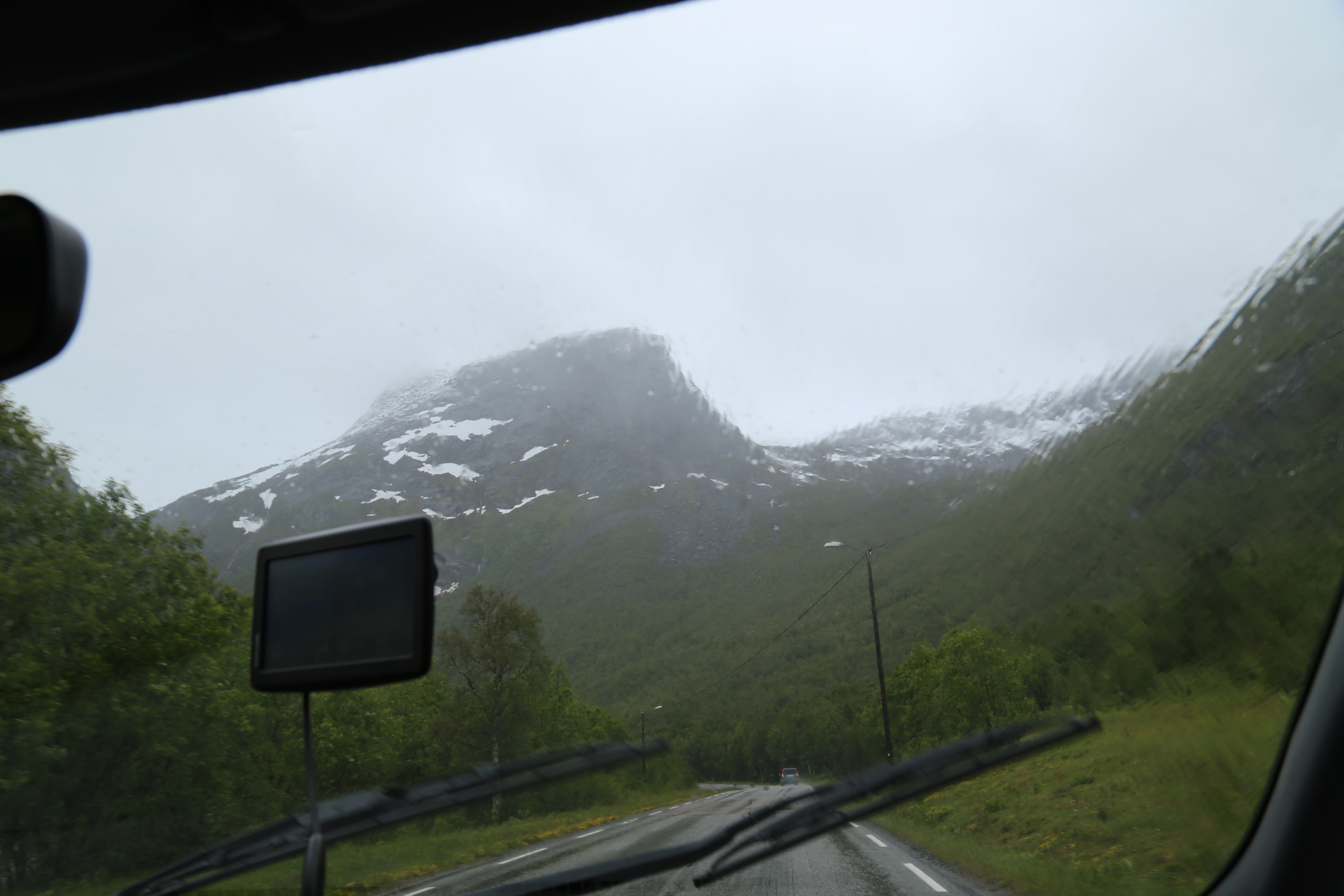 2014 Europe Trip Day 18 - Norway (Lofoten Islands: Sordal Tunnel (4 miles),  Sloverfjord Tunnel (2 miles), Chocolate Chip Rolls, Svolvaer, Lofoten Stockfish (Hanging Cod), Fishing Village Named Å, Snails, Fiskeburger (Fish Burger), Wild Reindeer) 