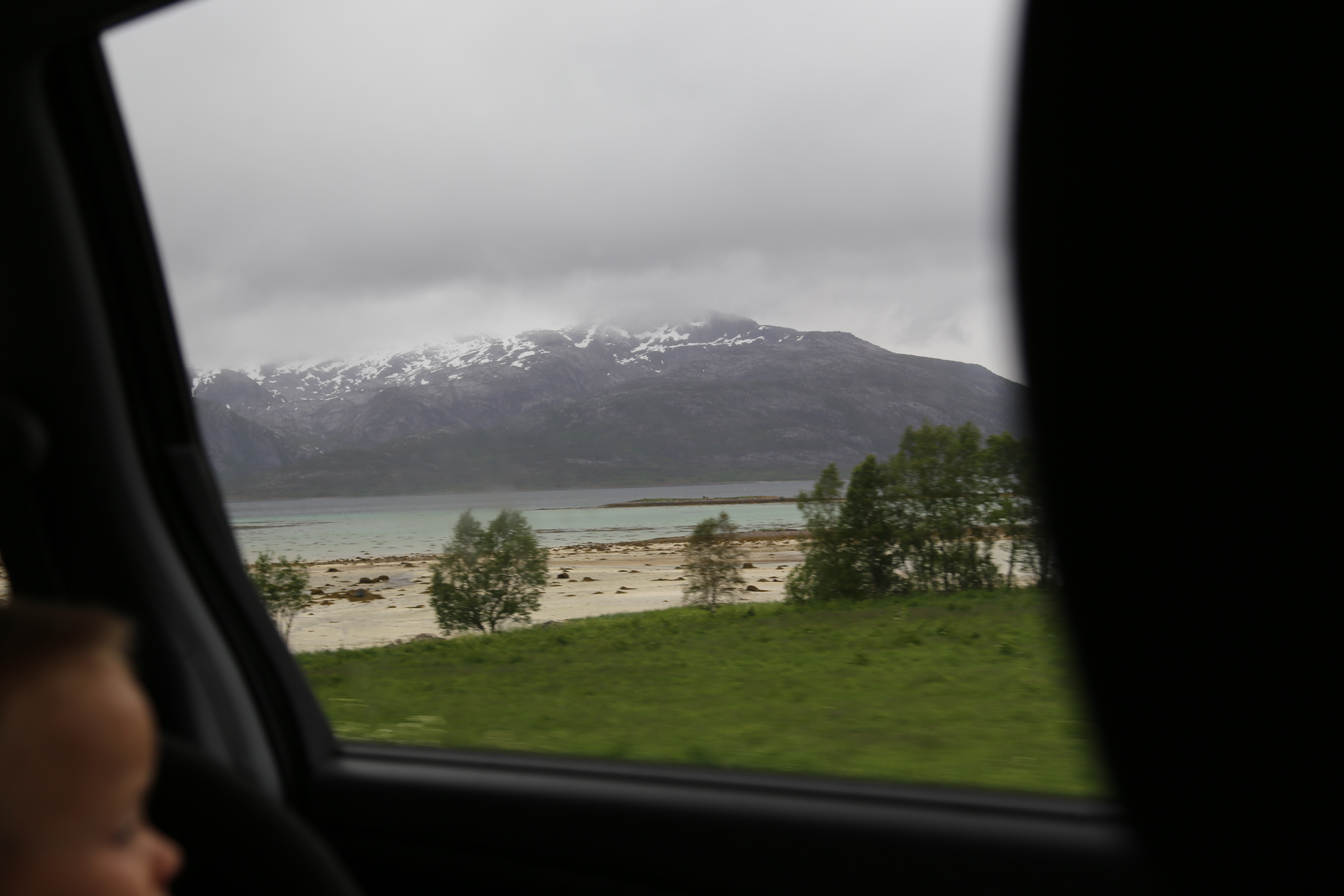 2014 Europe Trip Day 18 - Norway (Lofoten Islands: Sordal Tunnel (4 miles),  Sloverfjord Tunnel (2 miles), Chocolate Chip Rolls, Svolvaer, Lofoten Stockfish (Hanging Cod), Fishing Village Named Å, Snails, Fiskeburger (Fish Burger), Wild Reindeer) 