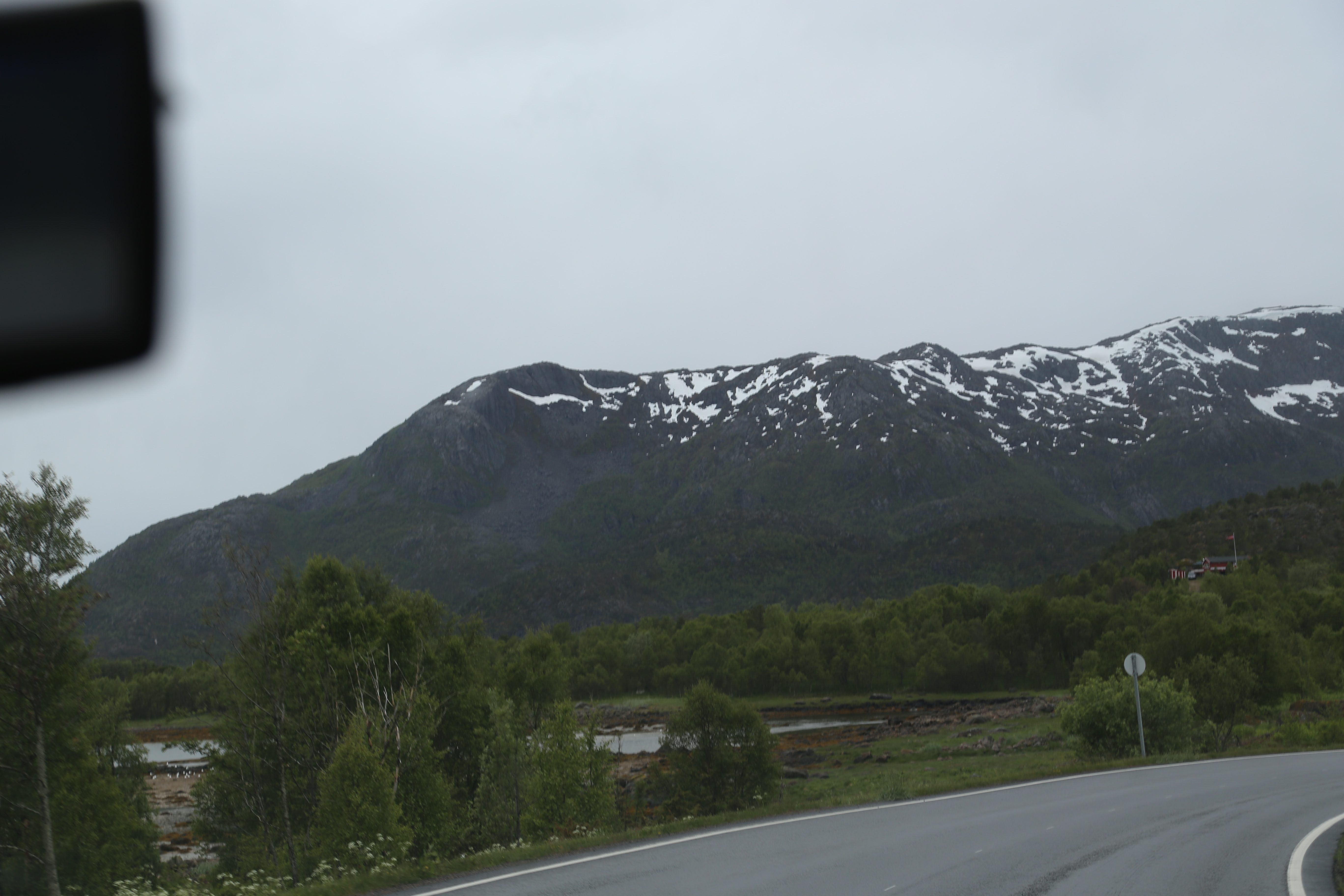 2014 Europe Trip Day 18 - Norway (Lofoten Islands: Sordal Tunnel (4 miles),  Sloverfjord Tunnel (2 miles), Chocolate Chip Rolls, Svolvaer, Lofoten Stockfish (Hanging Cod), Fishing Village Named Å, Snails, Fiskeburger (Fish Burger), Wild Reindeer) 