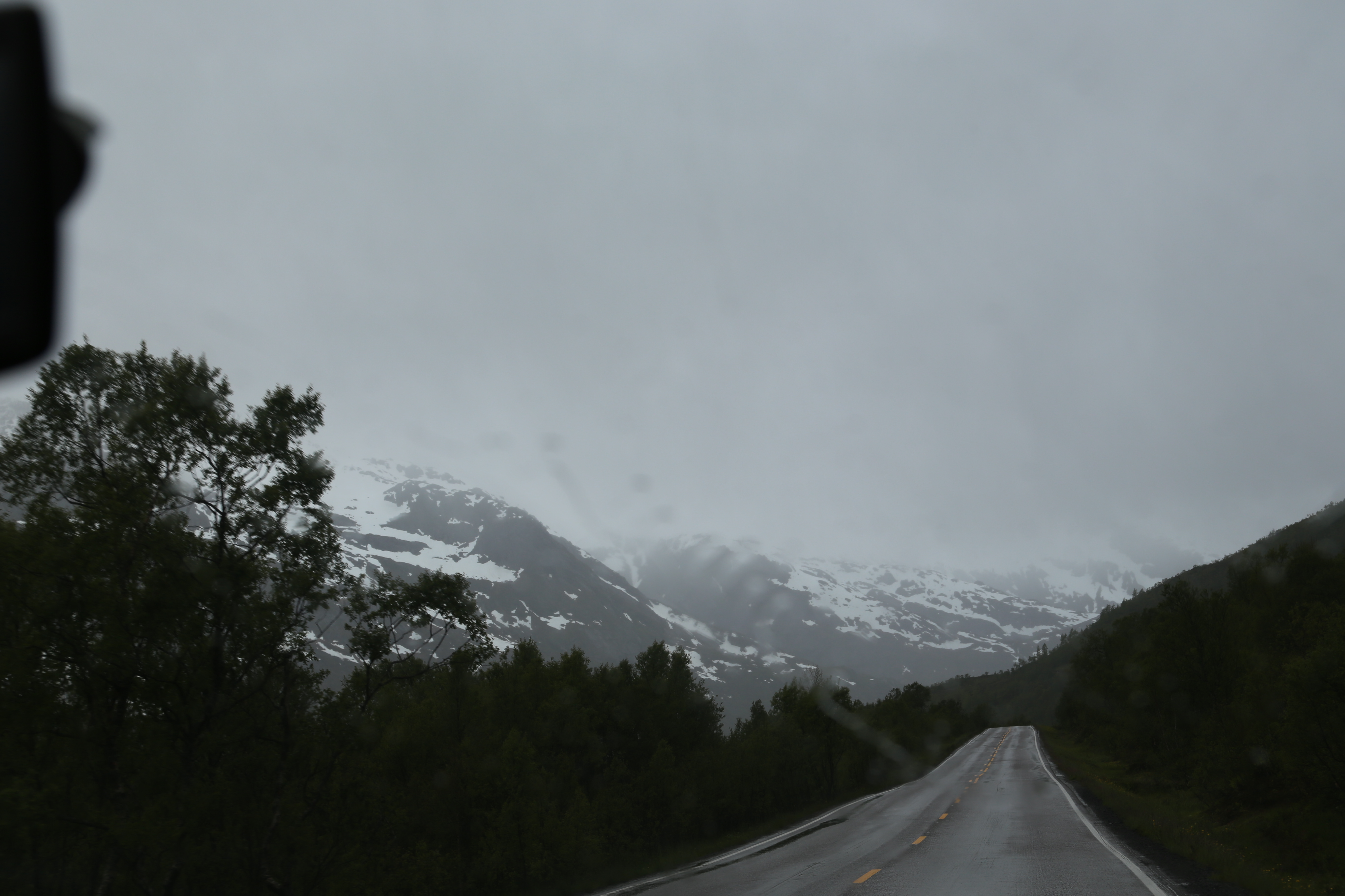 2014 Europe Trip Day 18 - Norway (Lofoten Islands: Sordal Tunnel (4 miles),  Sloverfjord Tunnel (2 miles), Chocolate Chip Rolls, Svolvaer, Lofoten Stockfish (Hanging Cod), Fishing Village Named Å, Snails, Fiskeburger (Fish Burger), Wild Reindeer) 