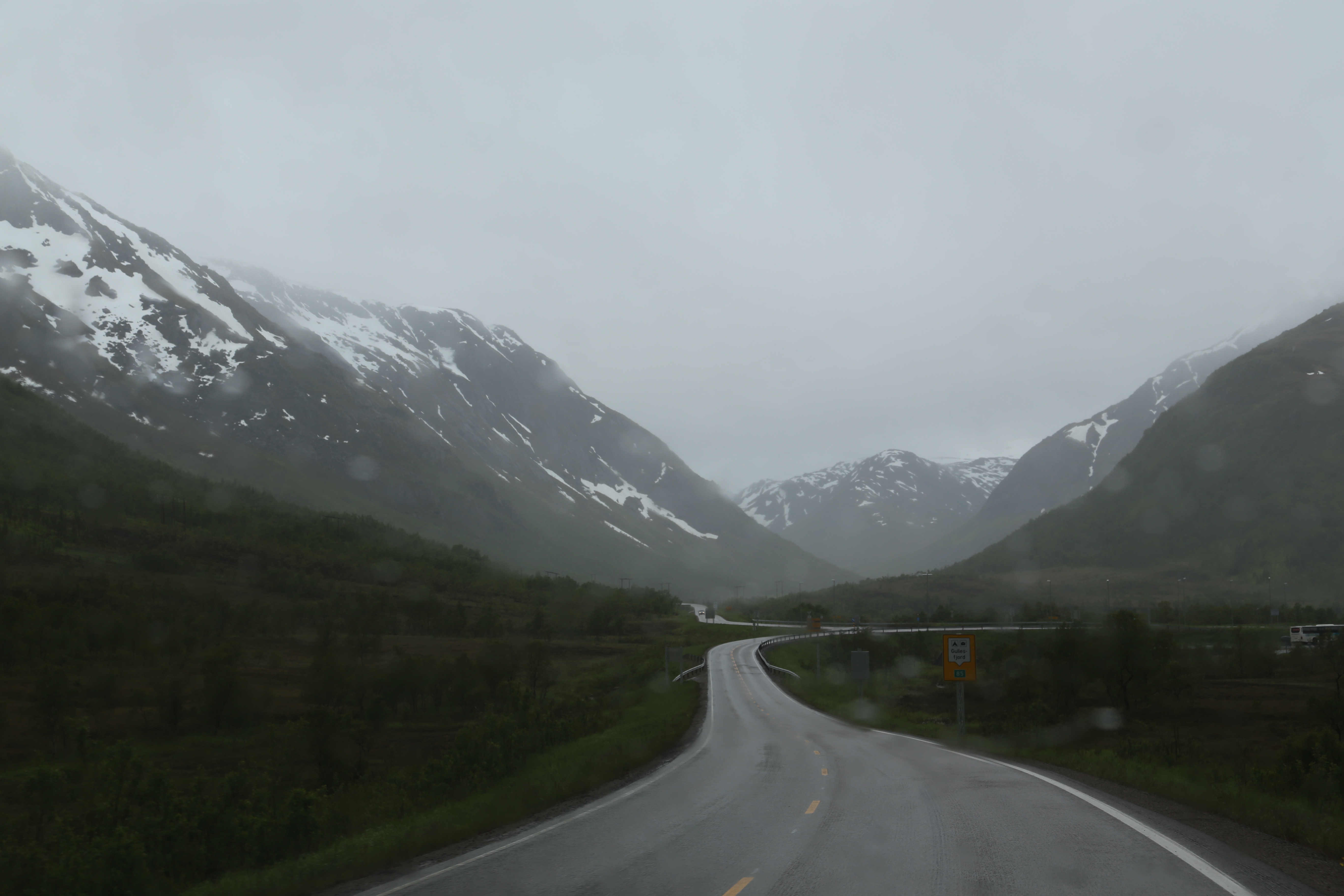 2014 Europe Trip Day 18 - Norway (Lofoten Islands: Sordal Tunnel (4 miles),  Sloverfjord Tunnel (2 miles), Chocolate Chip Rolls, Svolvaer, Lofoten Stockfish (Hanging Cod), Fishing Village Named Å, Snails, Fiskeburger (Fish Burger), Wild Reindeer) 