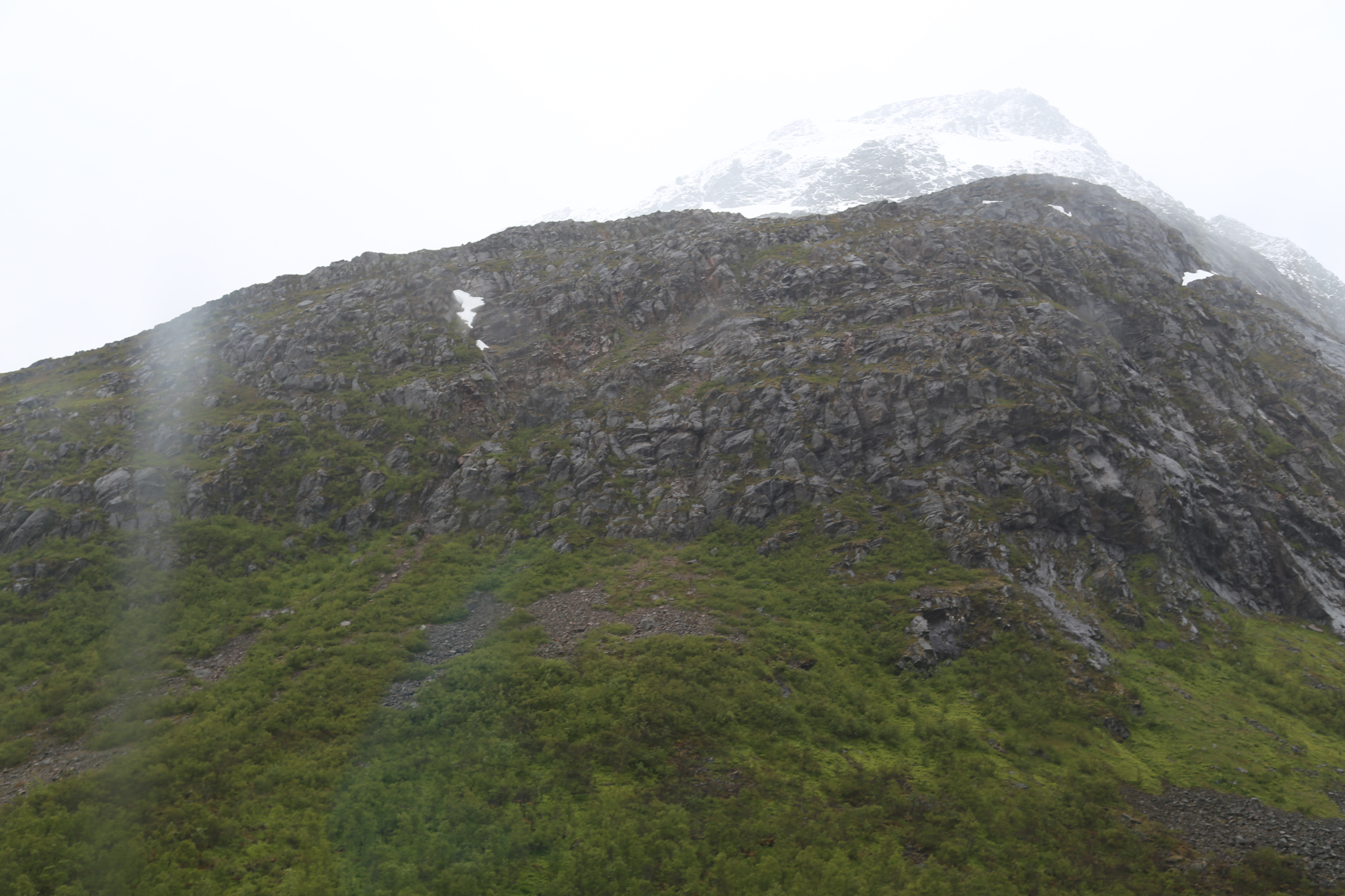 2014 Europe Trip Day 18 - Norway (Lofoten Islands: Sordal Tunnel (4 miles),  Sloverfjord Tunnel (2 miles), Chocolate Chip Rolls, Svolvaer, Lofoten Stockfish (Hanging Cod), Fishing Village Named Å, Snails, Fiskeburger (Fish Burger), Wild Reindeer) 