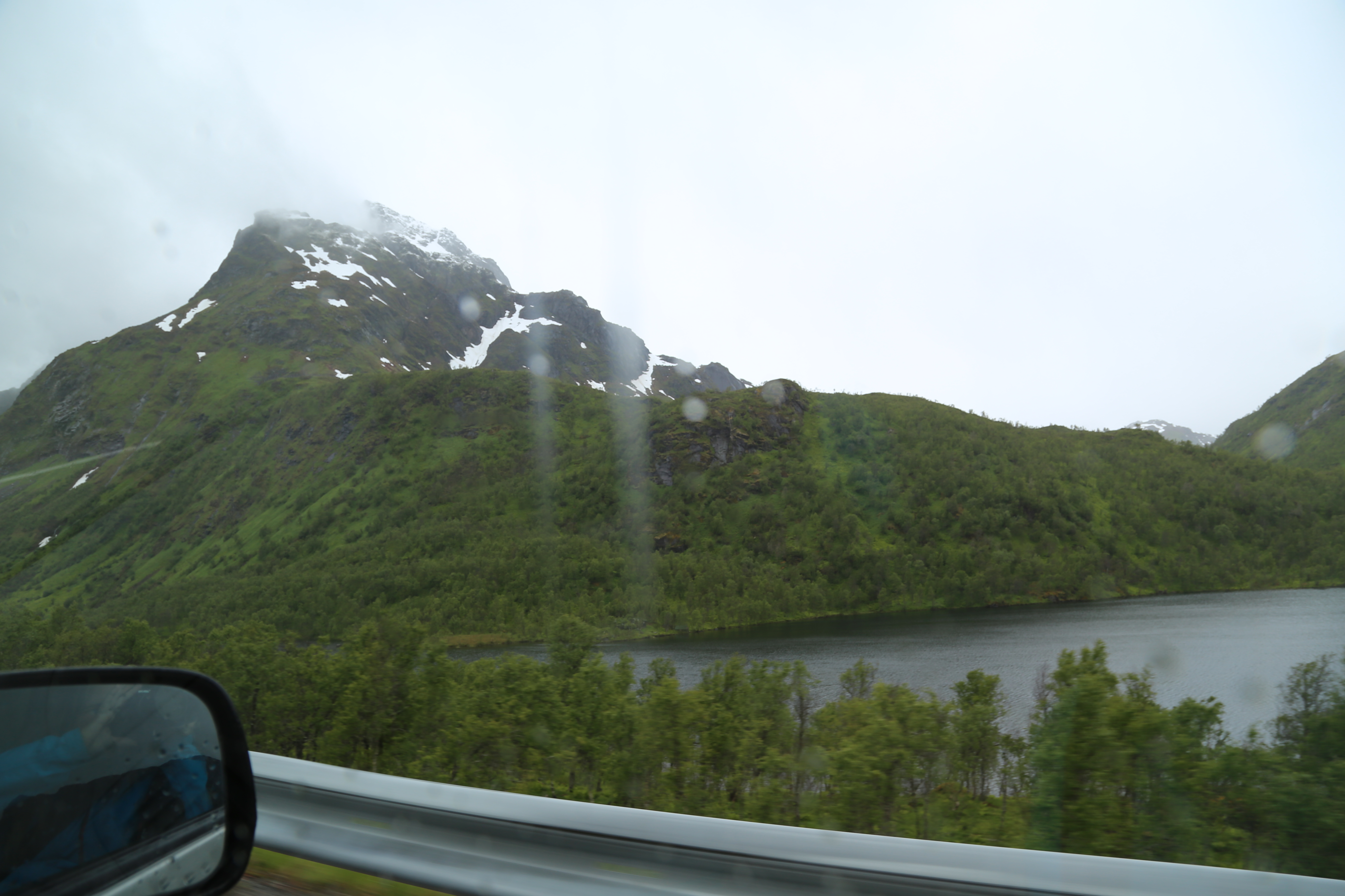 2014 Europe Trip Day 18 - Norway (Lofoten Islands: Sordal Tunnel (4 miles),  Sloverfjord Tunnel (2 miles), Chocolate Chip Rolls, Svolvaer, Lofoten Stockfish (Hanging Cod), Fishing Village Named Å, Snails, Fiskeburger (Fish Burger), Wild Reindeer) 