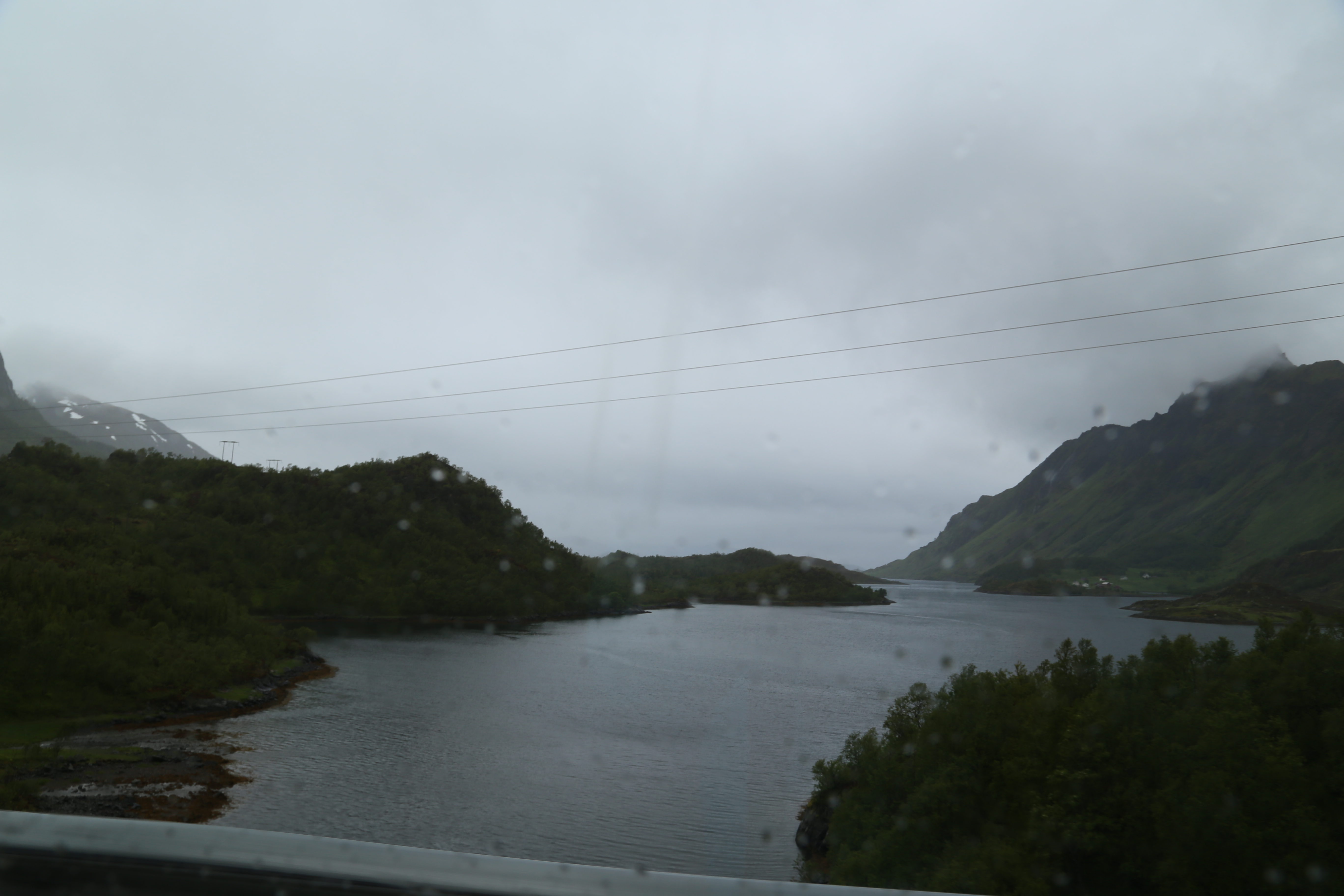 2014 Europe Trip Day 18 - Norway (Lofoten Islands: Sordal Tunnel (4 miles),  Sloverfjord Tunnel (2 miles), Chocolate Chip Rolls, Svolvaer, Lofoten Stockfish (Hanging Cod), Fishing Village Named Å, Snails, Fiskeburger (Fish Burger), Wild Reindeer) 