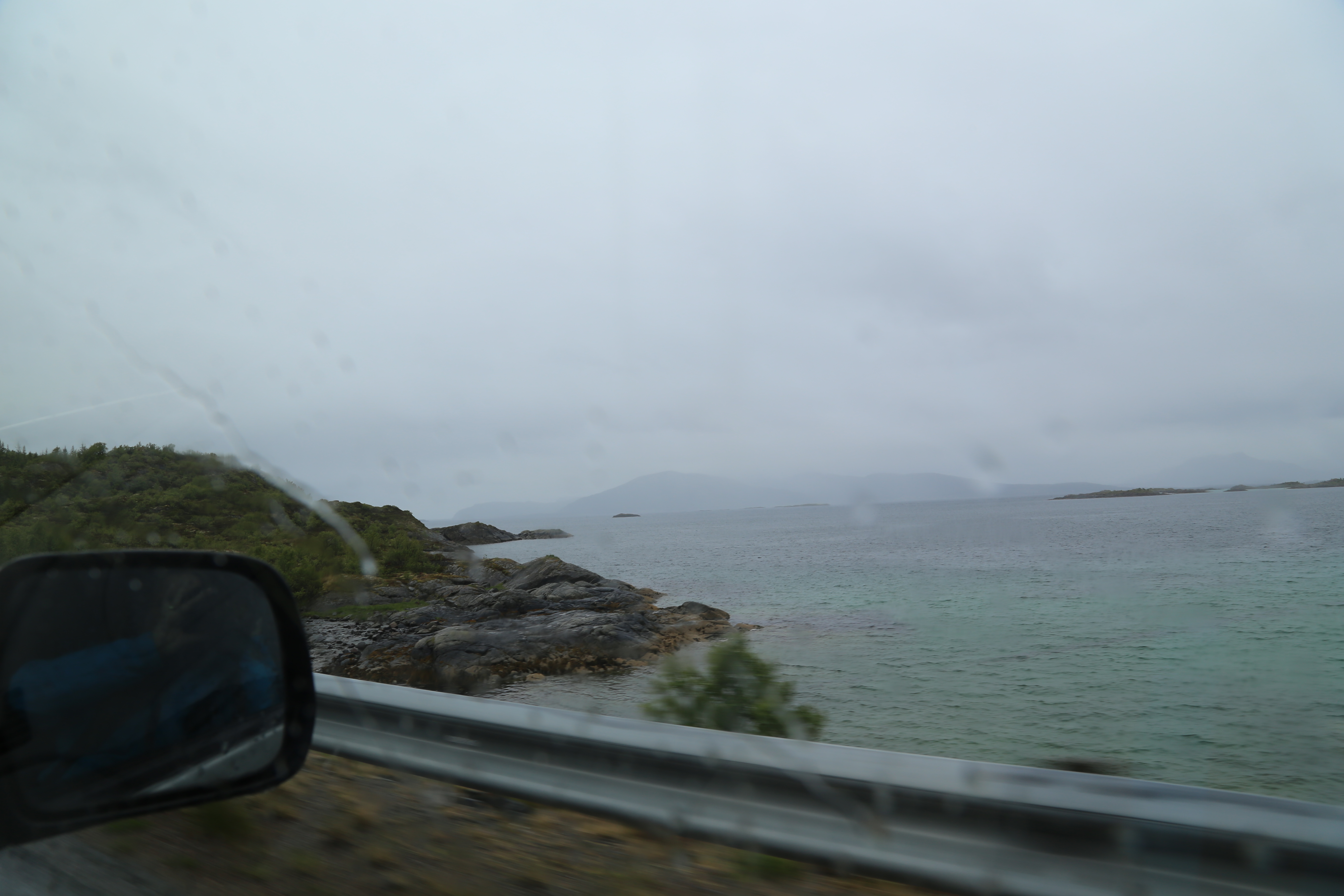 2014 Europe Trip Day 18 - Norway (Lofoten Islands: Sordal Tunnel (4 miles),  Sloverfjord Tunnel (2 miles), Chocolate Chip Rolls, Svolvaer, Lofoten Stockfish (Hanging Cod), Fishing Village Named Å, Snails, Fiskeburger (Fish Burger), Wild Reindeer) 