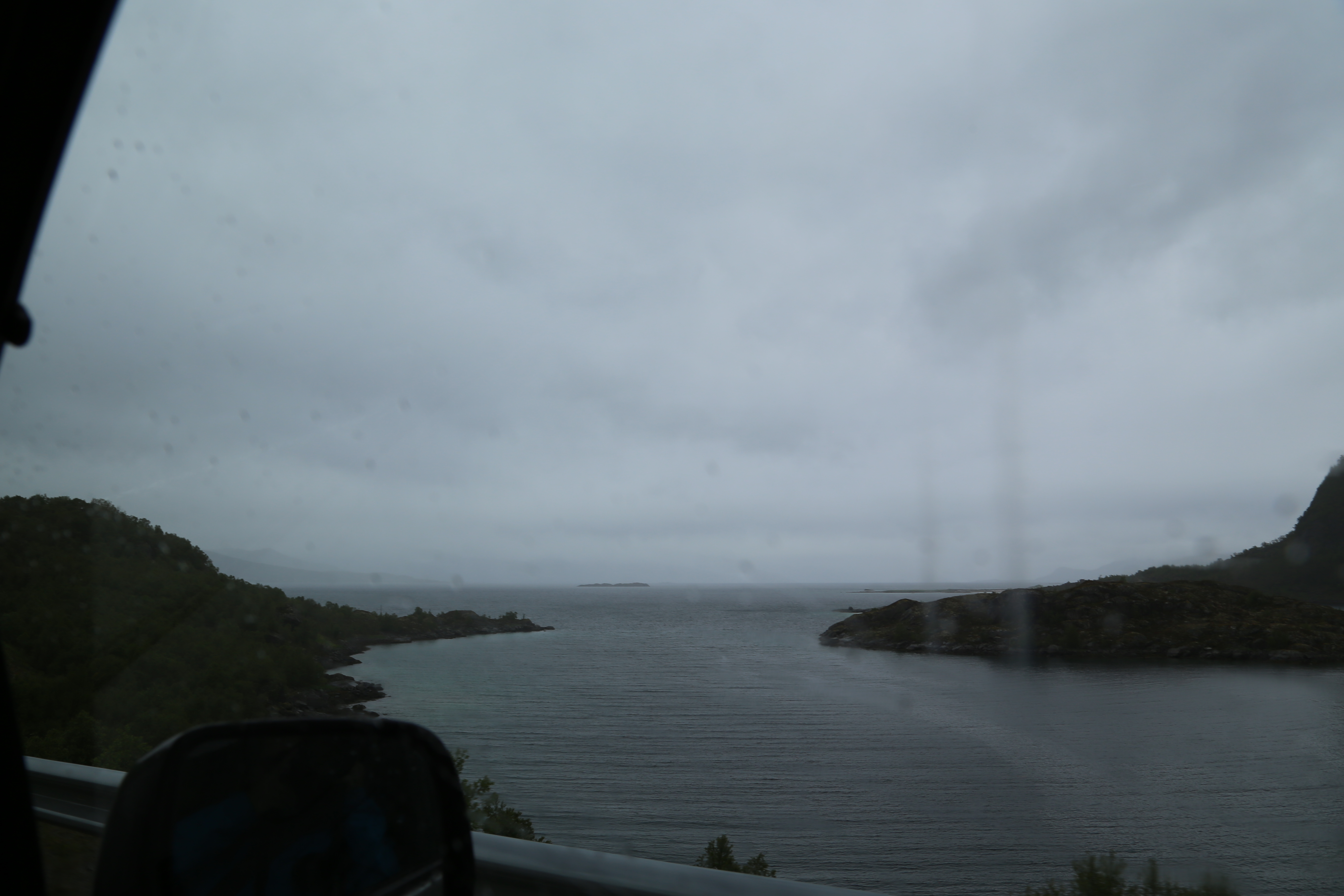 2014 Europe Trip Day 18 - Norway (Lofoten Islands: Sordal Tunnel (4 miles),  Sloverfjord Tunnel (2 miles), Chocolate Chip Rolls, Svolvaer, Lofoten Stockfish (Hanging Cod), Fishing Village Named Å, Snails, Fiskeburger (Fish Burger), Wild Reindeer) 