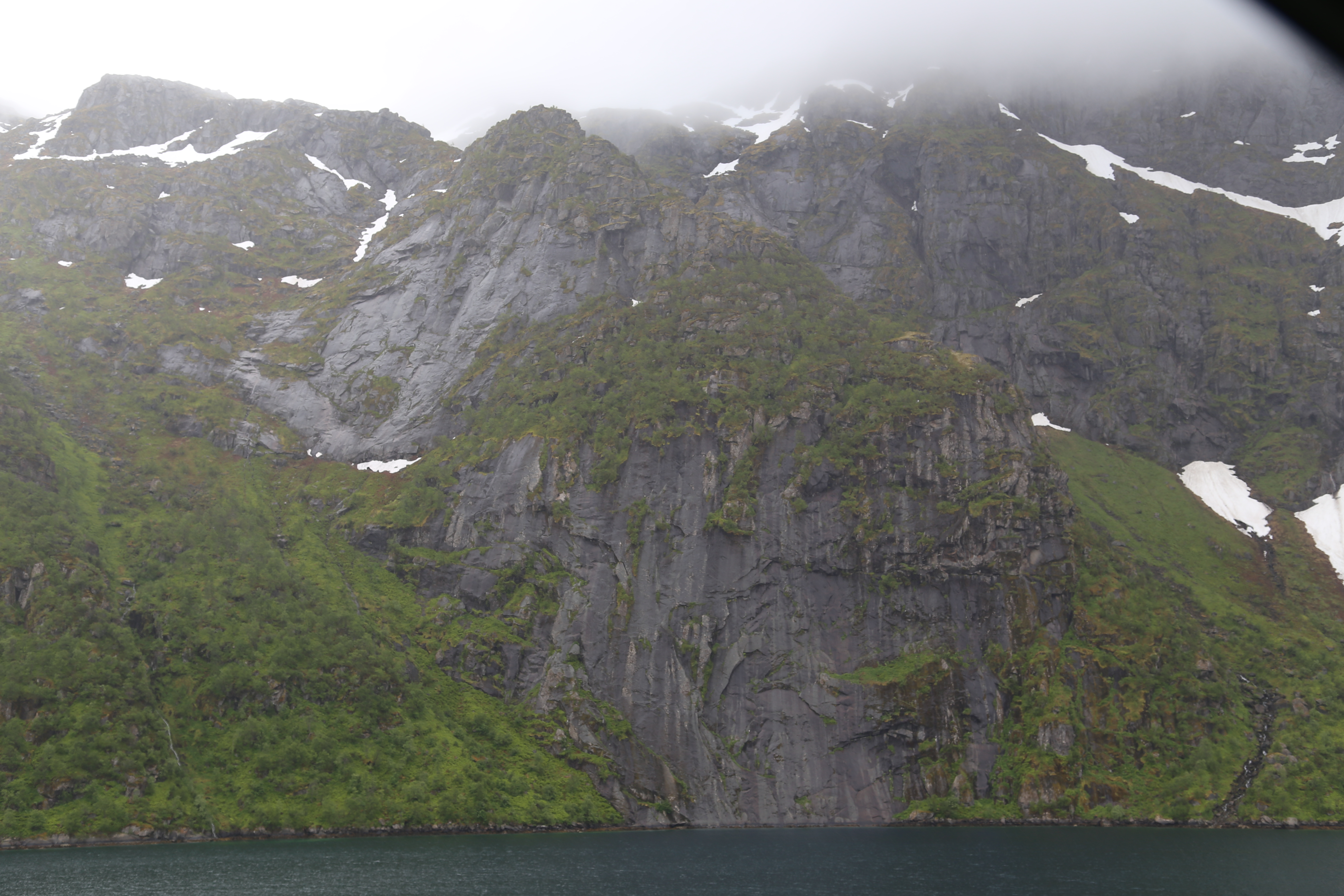 2014 Europe Trip Day 18 - Norway (Lofoten Islands: Sordal Tunnel (4 miles),  Sloverfjord Tunnel (2 miles), Chocolate Chip Rolls, Svolvaer, Lofoten Stockfish (Hanging Cod), Fishing Village Named Å, Snails, Fiskeburger (Fish Burger), Wild Reindeer) 