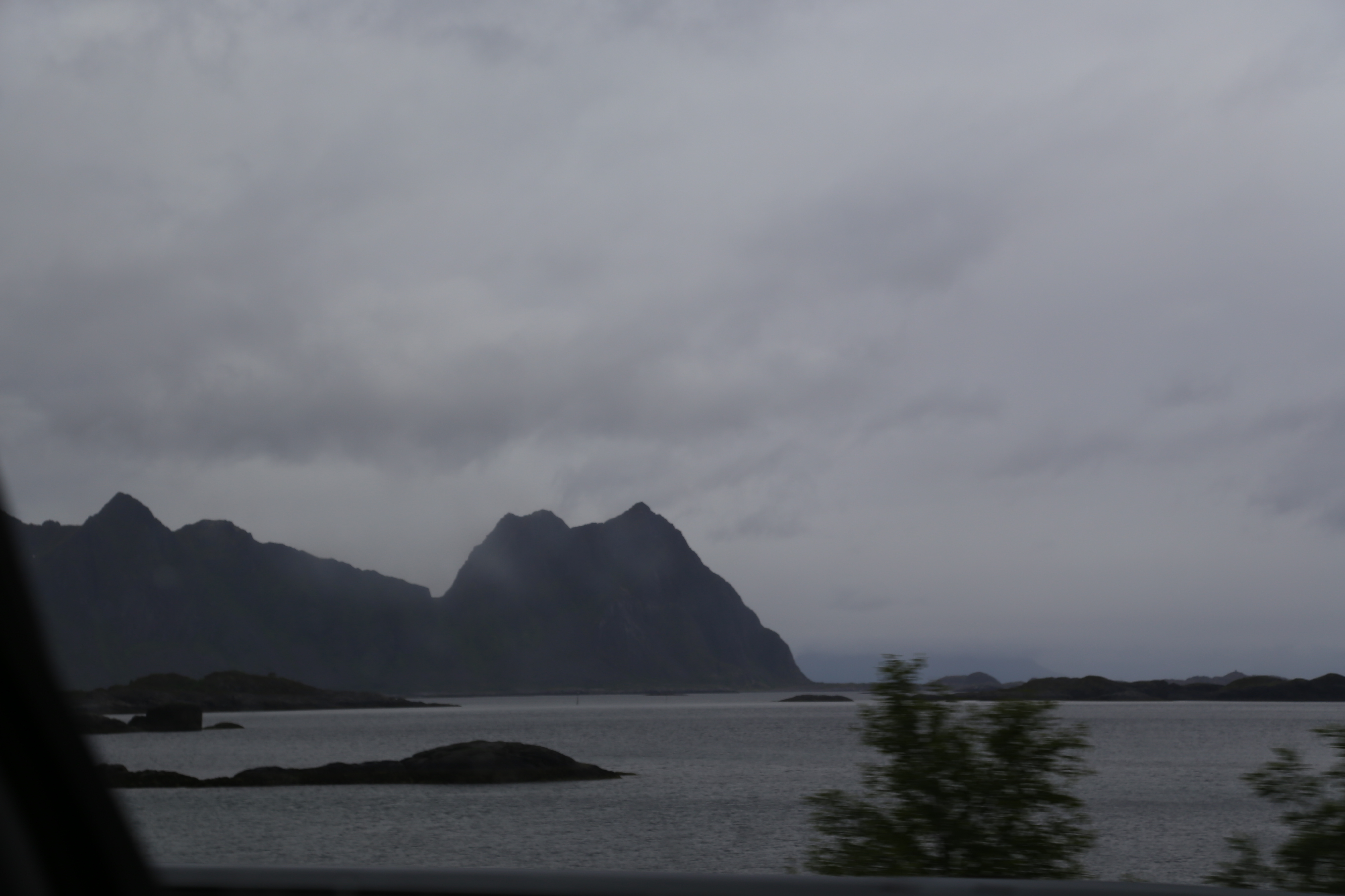 2014 Europe Trip Day 18 - Norway (Lofoten Islands: Sordal Tunnel (4 miles),  Sloverfjord Tunnel (2 miles), Chocolate Chip Rolls, Svolvaer, Lofoten Stockfish (Hanging Cod), Fishing Village Named Å, Snails, Fiskeburger (Fish Burger), Wild Reindeer) 