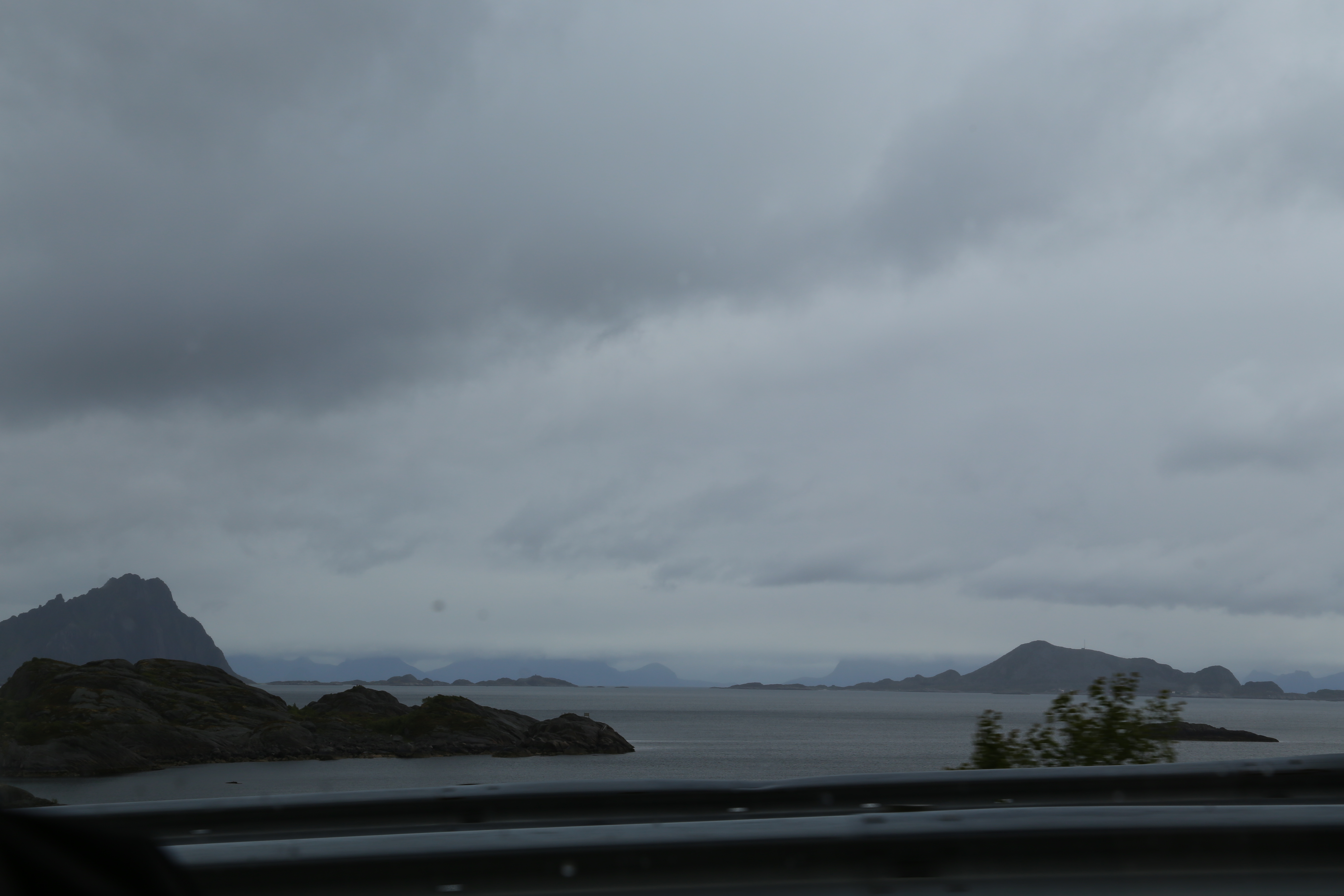 2014 Europe Trip Day 18 - Norway (Lofoten Islands: Sordal Tunnel (4 miles),  Sloverfjord Tunnel (2 miles), Chocolate Chip Rolls, Svolvaer, Lofoten Stockfish (Hanging Cod), Fishing Village Named Å, Snails, Fiskeburger (Fish Burger), Wild Reindeer) 