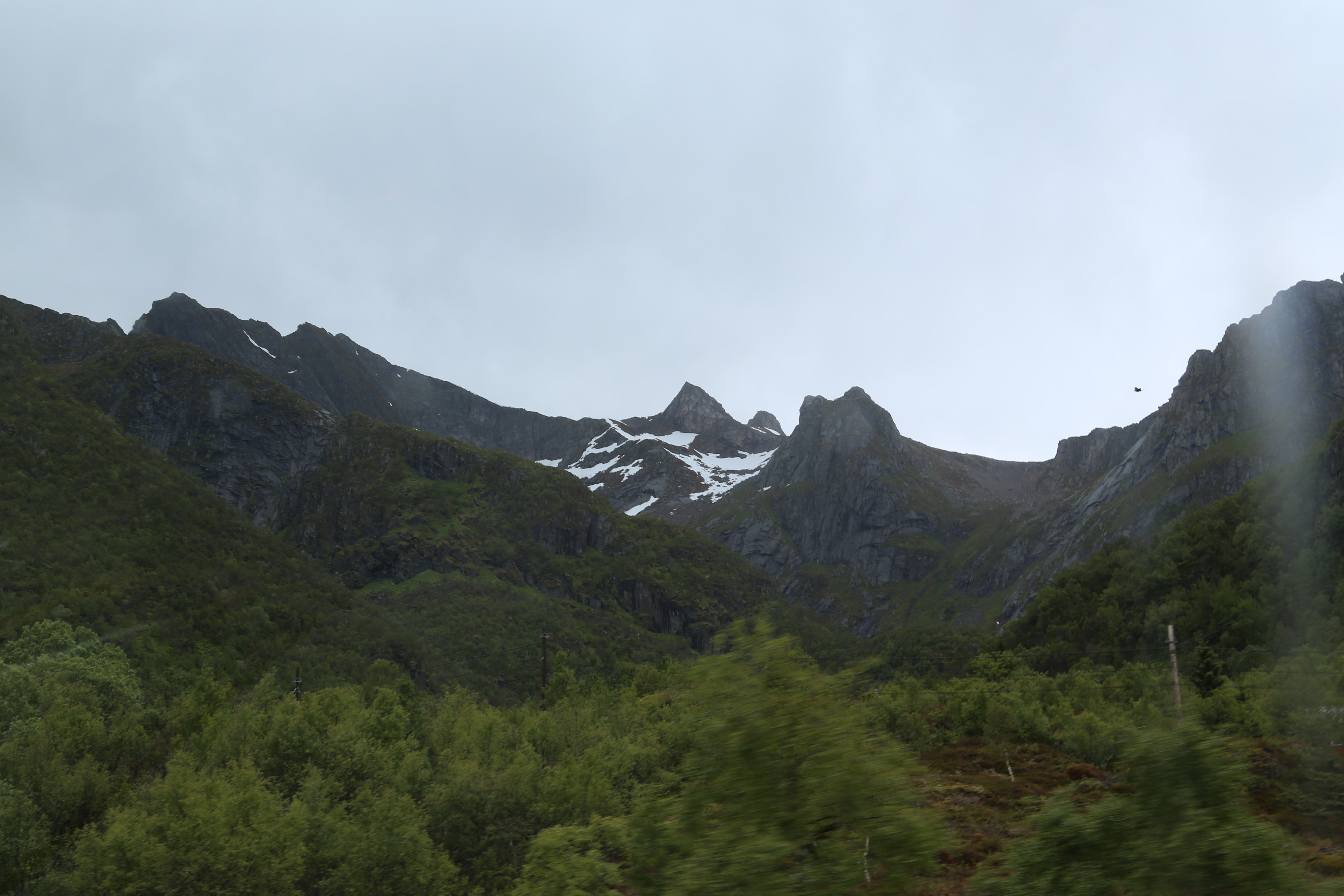 2014 Europe Trip Day 18 - Norway (Lofoten Islands: Sordal Tunnel (4 miles),  Sloverfjord Tunnel (2 miles), Chocolate Chip Rolls, Svolvaer, Lofoten Stockfish (Hanging Cod), Fishing Village Named Å, Snails, Fiskeburger (Fish Burger), Wild Reindeer) 