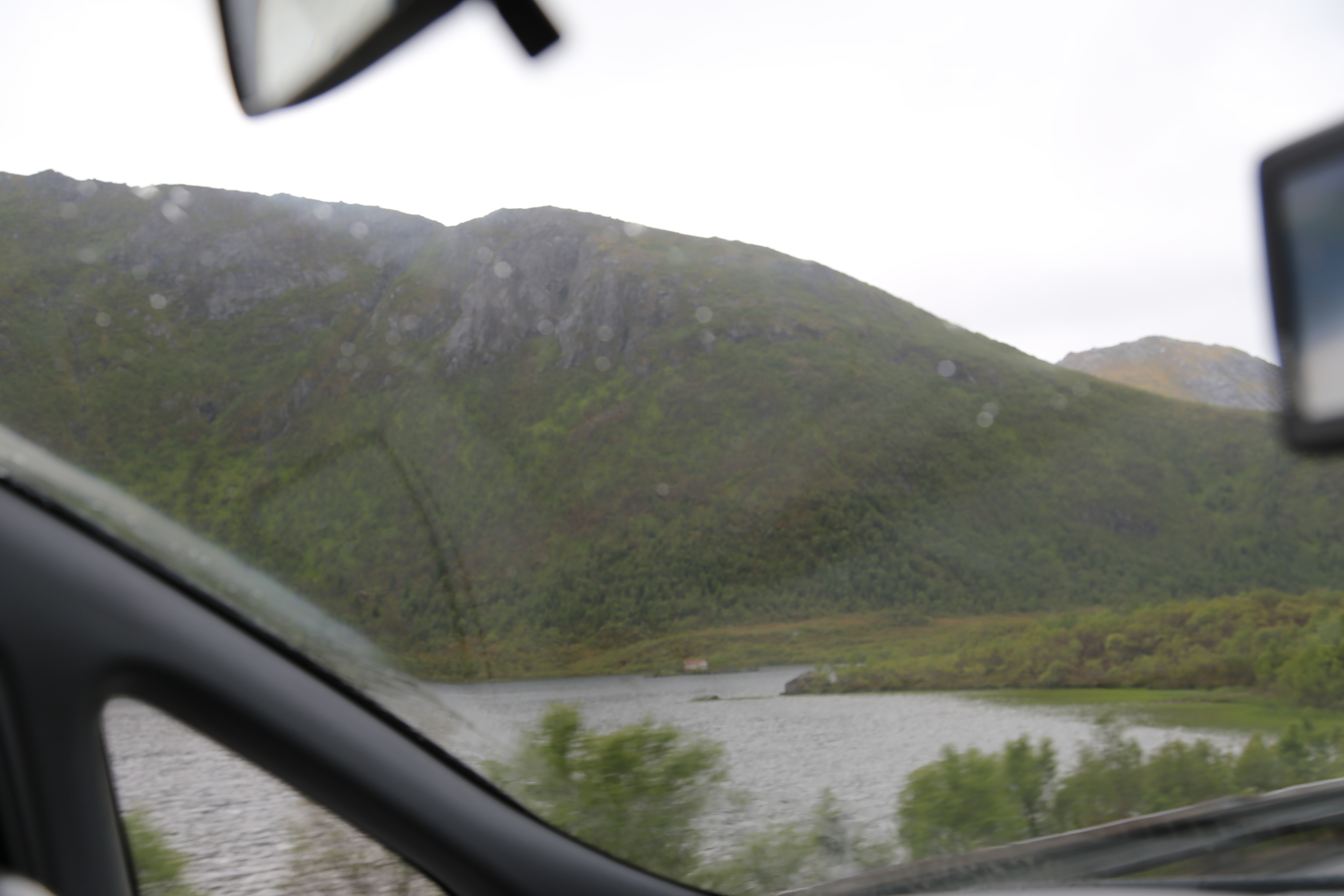 2014 Europe Trip Day 18 - Norway (Lofoten Islands: Sordal Tunnel (4 miles),  Sloverfjord Tunnel (2 miles), Chocolate Chip Rolls, Svolvaer, Lofoten Stockfish (Hanging Cod), Fishing Village Named Å, Snails, Fiskeburger (Fish Burger), Wild Reindeer) 