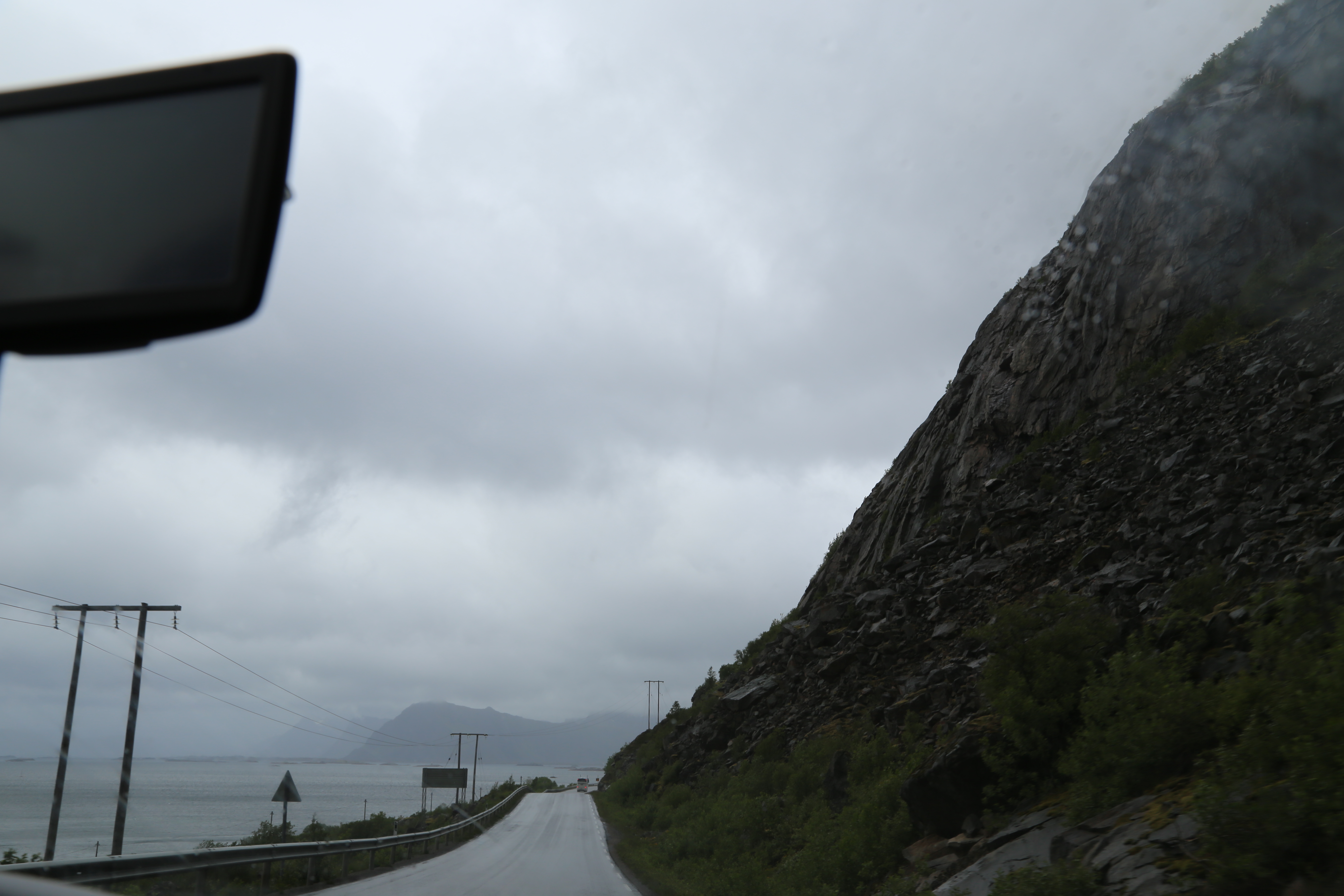 2014 Europe Trip Day 18 - Norway (Lofoten Islands: Sordal Tunnel (4 miles),  Sloverfjord Tunnel (2 miles), Chocolate Chip Rolls, Svolvaer, Lofoten Stockfish (Hanging Cod), Fishing Village Named Å, Snails, Fiskeburger (Fish Burger), Wild Reindeer) 