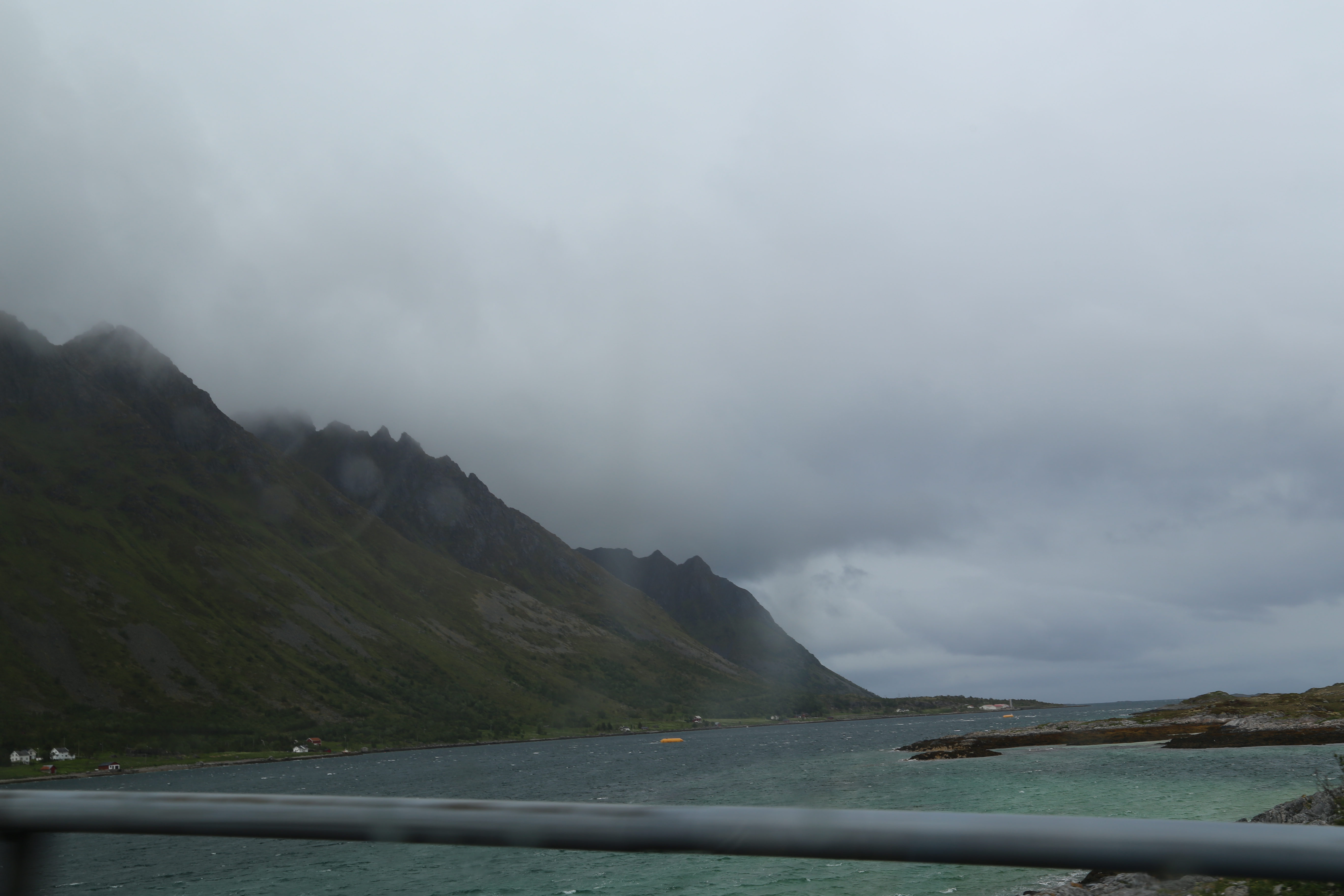 2014 Europe Trip Day 18 - Norway (Lofoten Islands: Sordal Tunnel (4 miles),  Sloverfjord Tunnel (2 miles), Chocolate Chip Rolls, Svolvaer, Lofoten Stockfish (Hanging Cod), Fishing Village Named Å, Snails, Fiskeburger (Fish Burger), Wild Reindeer) 