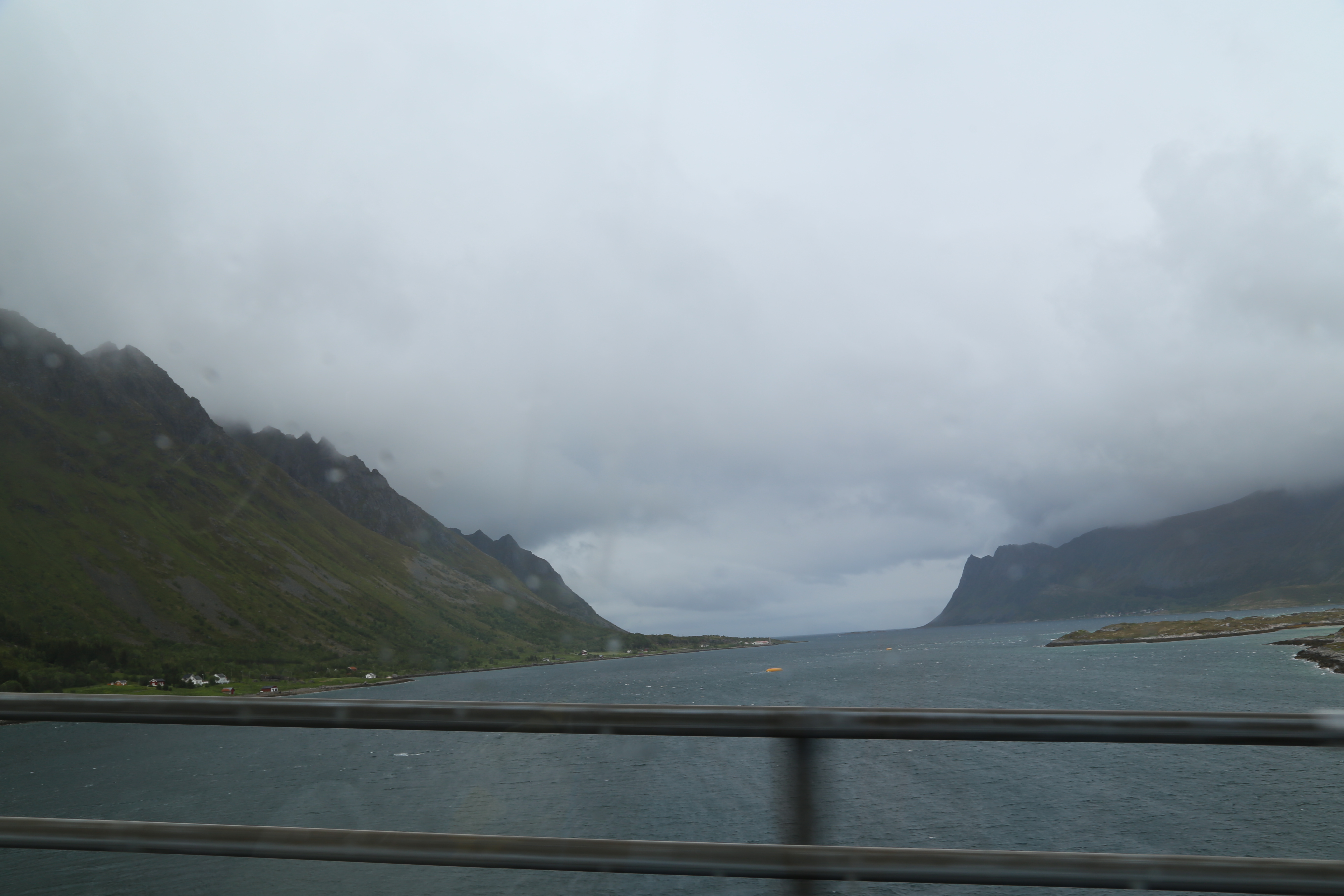 2014 Europe Trip Day 18 - Norway (Lofoten Islands: Sordal Tunnel (4 miles),  Sloverfjord Tunnel (2 miles), Chocolate Chip Rolls, Svolvaer, Lofoten Stockfish (Hanging Cod), Fishing Village Named Å, Snails, Fiskeburger (Fish Burger), Wild Reindeer) 