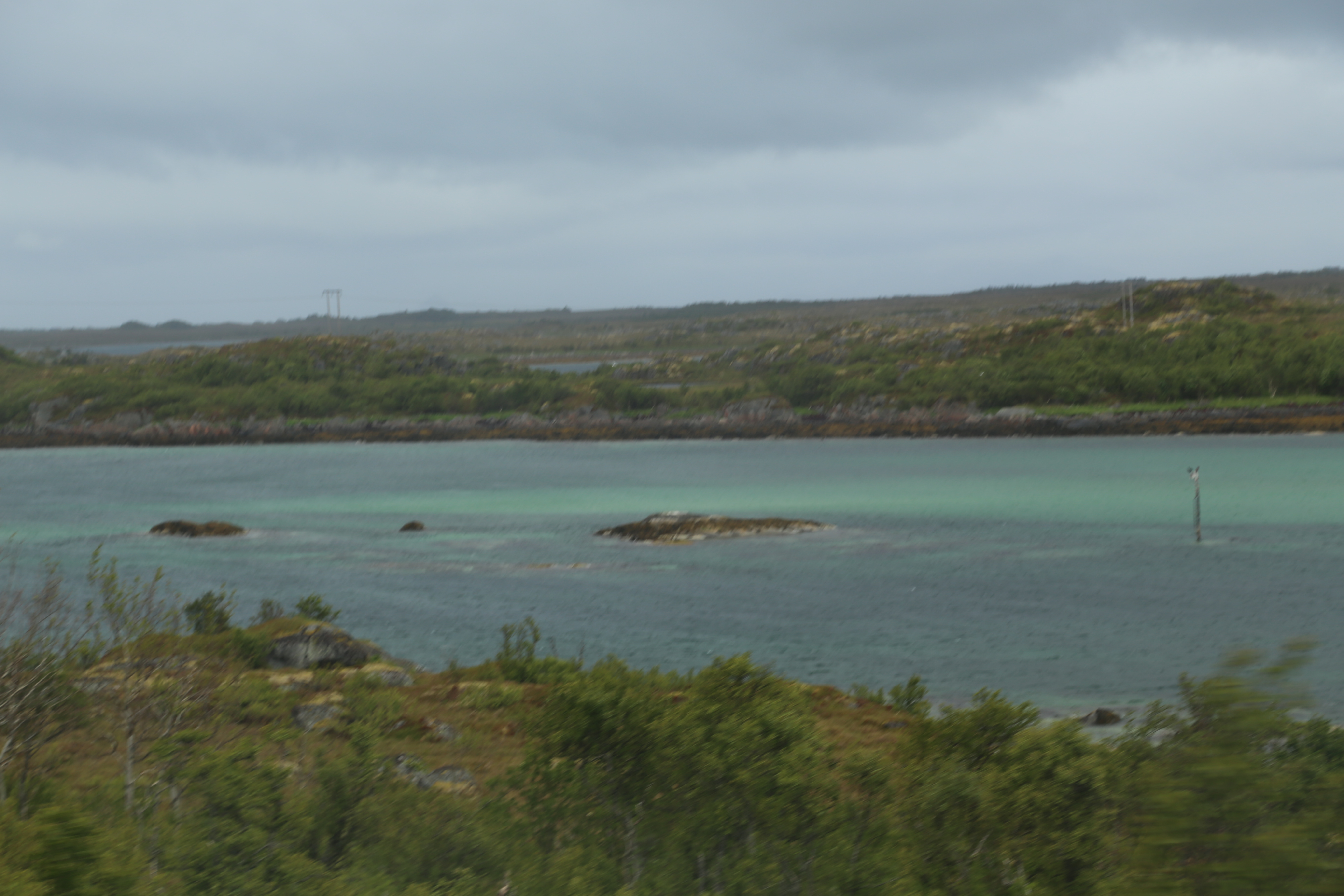 2014 Europe Trip Day 18 - Norway (Lofoten Islands: Sordal Tunnel (4 miles),  Sloverfjord Tunnel (2 miles), Chocolate Chip Rolls, Svolvaer, Lofoten Stockfish (Hanging Cod), Fishing Village Named Å, Snails, Fiskeburger (Fish Burger), Wild Reindeer) 