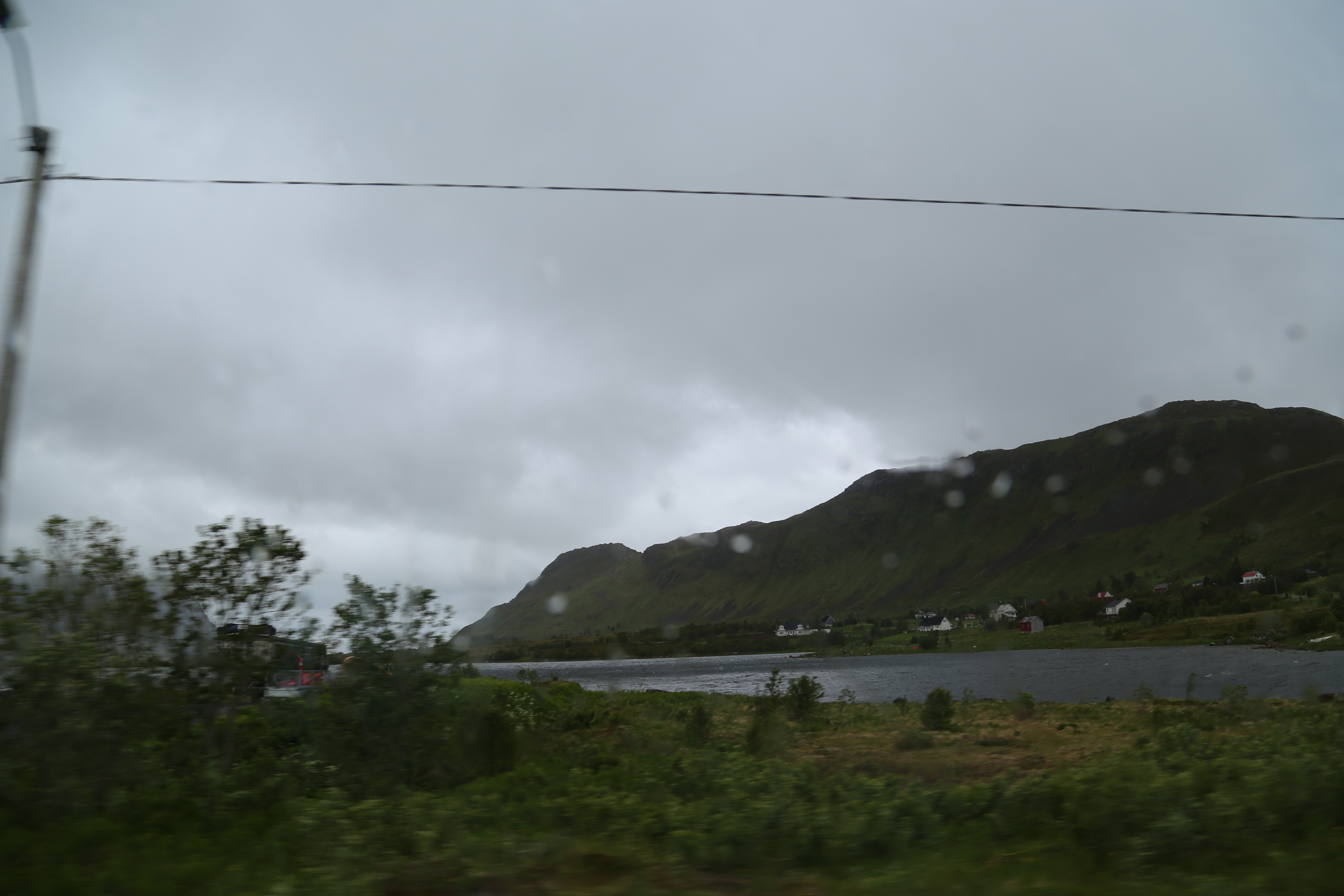 2014 Europe Trip Day 18 - Norway (Lofoten Islands: Sordal Tunnel (4 miles),  Sloverfjord Tunnel (2 miles), Chocolate Chip Rolls, Svolvaer, Lofoten Stockfish (Hanging Cod), Fishing Village Named Å, Snails, Fiskeburger (Fish Burger), Wild Reindeer) 