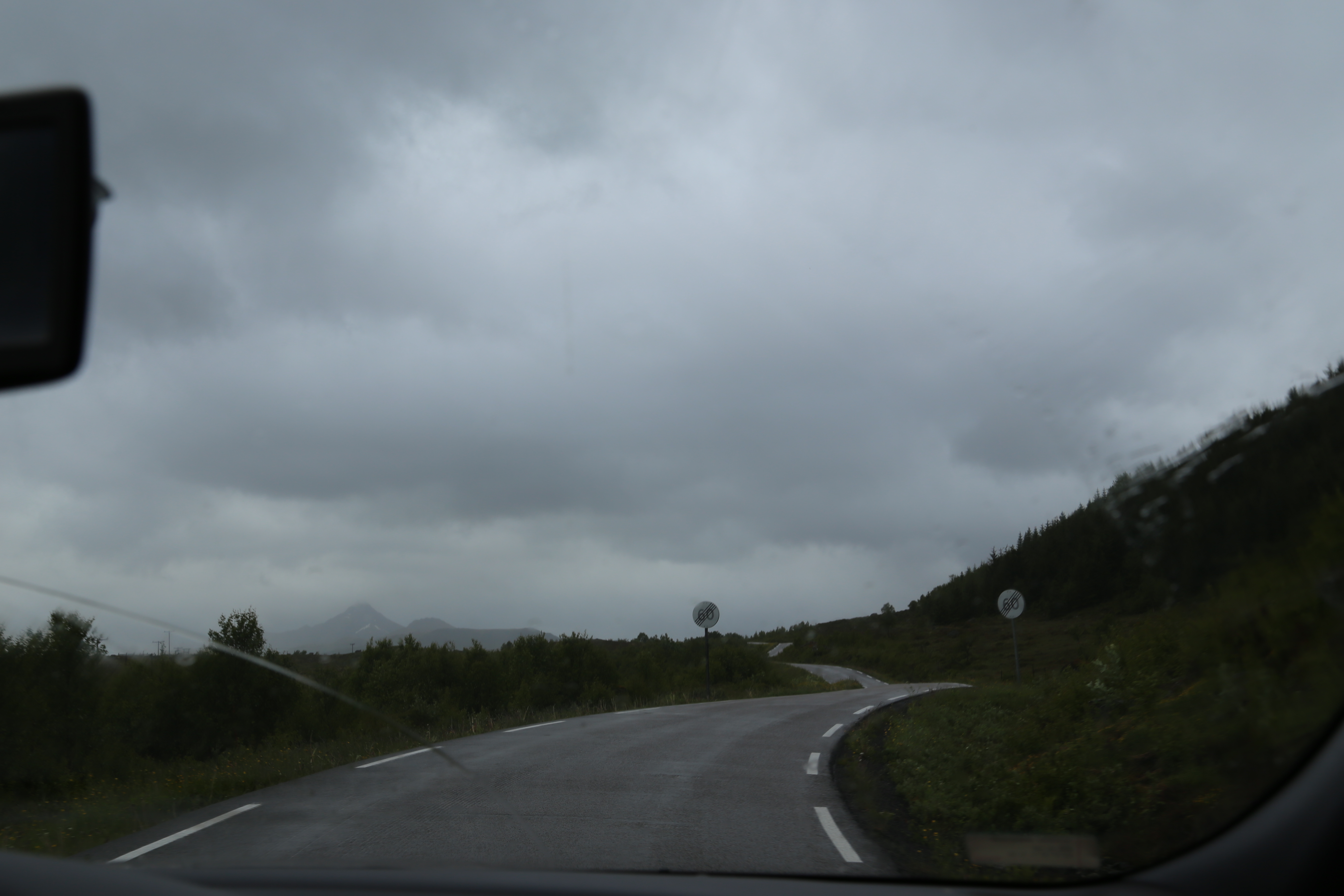 2014 Europe Trip Day 18 - Norway (Lofoten Islands: Sordal Tunnel (4 miles),  Sloverfjord Tunnel (2 miles), Chocolate Chip Rolls, Svolvaer, Lofoten Stockfish (Hanging Cod), Fishing Village Named Å, Snails, Fiskeburger (Fish Burger), Wild Reindeer) 