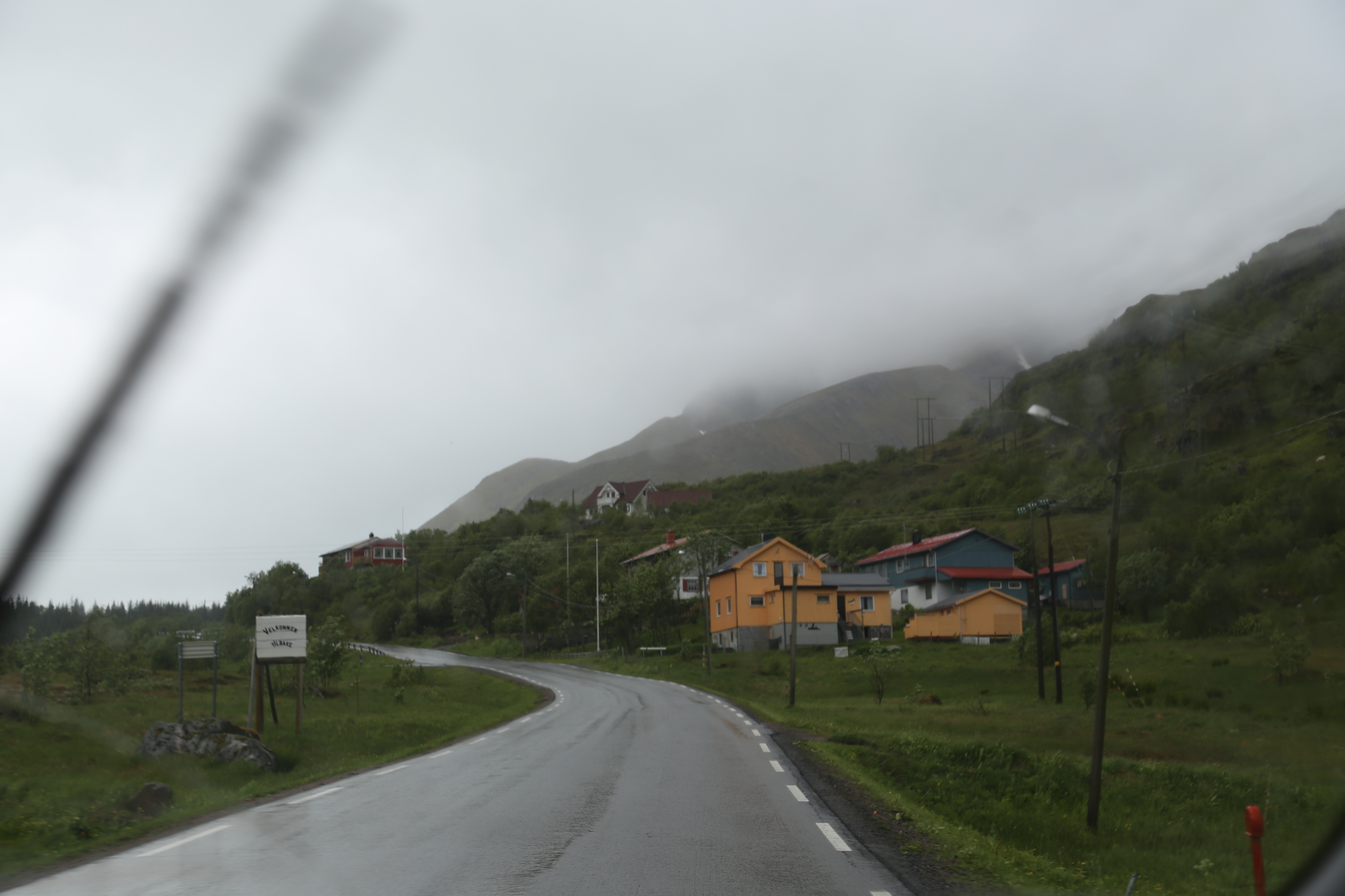 2014 Europe Trip Day 18 - Norway (Lofoten Islands: Sordal Tunnel (4 miles),  Sloverfjord Tunnel (2 miles), Chocolate Chip Rolls, Svolvaer, Lofoten Stockfish (Hanging Cod), Fishing Village Named Å, Snails, Fiskeburger (Fish Burger), Wild Reindeer) 