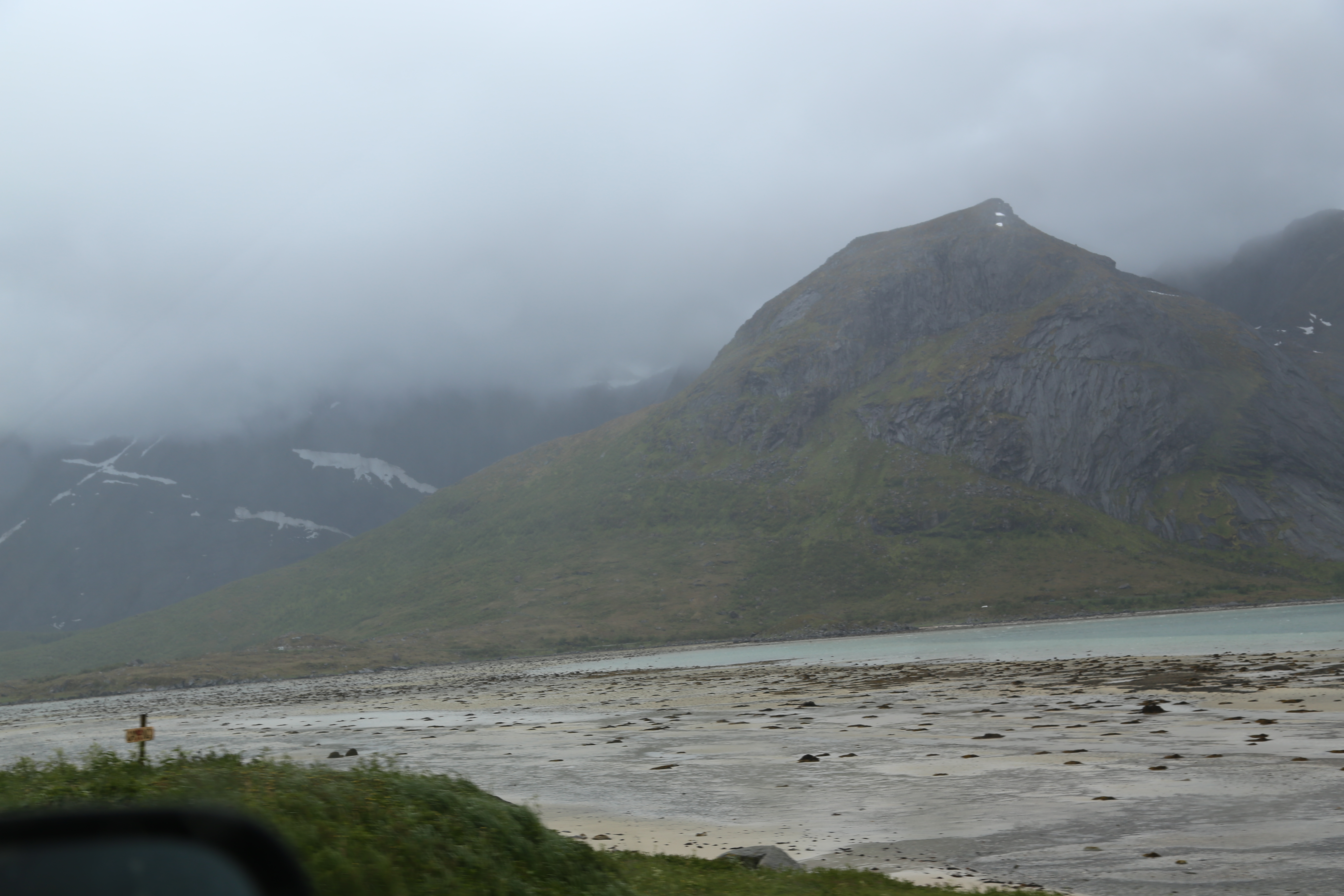 2014 Europe Trip Day 18 - Norway (Lofoten Islands: Sordal Tunnel (4 miles),  Sloverfjord Tunnel (2 miles), Chocolate Chip Rolls, Svolvaer, Lofoten Stockfish (Hanging Cod), Fishing Village Named Å, Snails, Fiskeburger (Fish Burger), Wild Reindeer) 