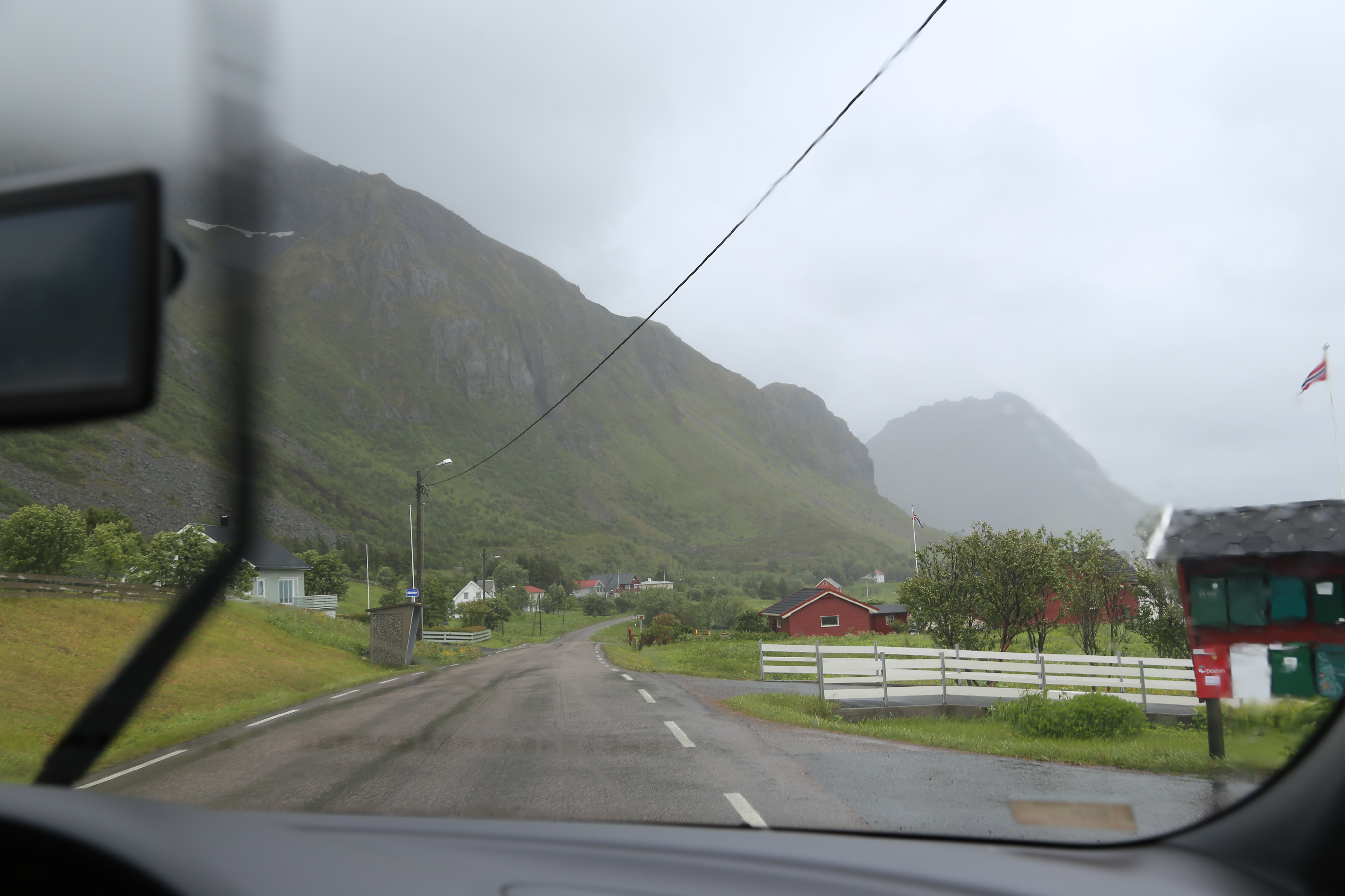 2014 Europe Trip Day 18 - Norway (Lofoten Islands: Sordal Tunnel (4 miles),  Sloverfjord Tunnel (2 miles), Chocolate Chip Rolls, Svolvaer, Lofoten Stockfish (Hanging Cod), Fishing Village Named Å, Snails, Fiskeburger (Fish Burger), Wild Reindeer) 