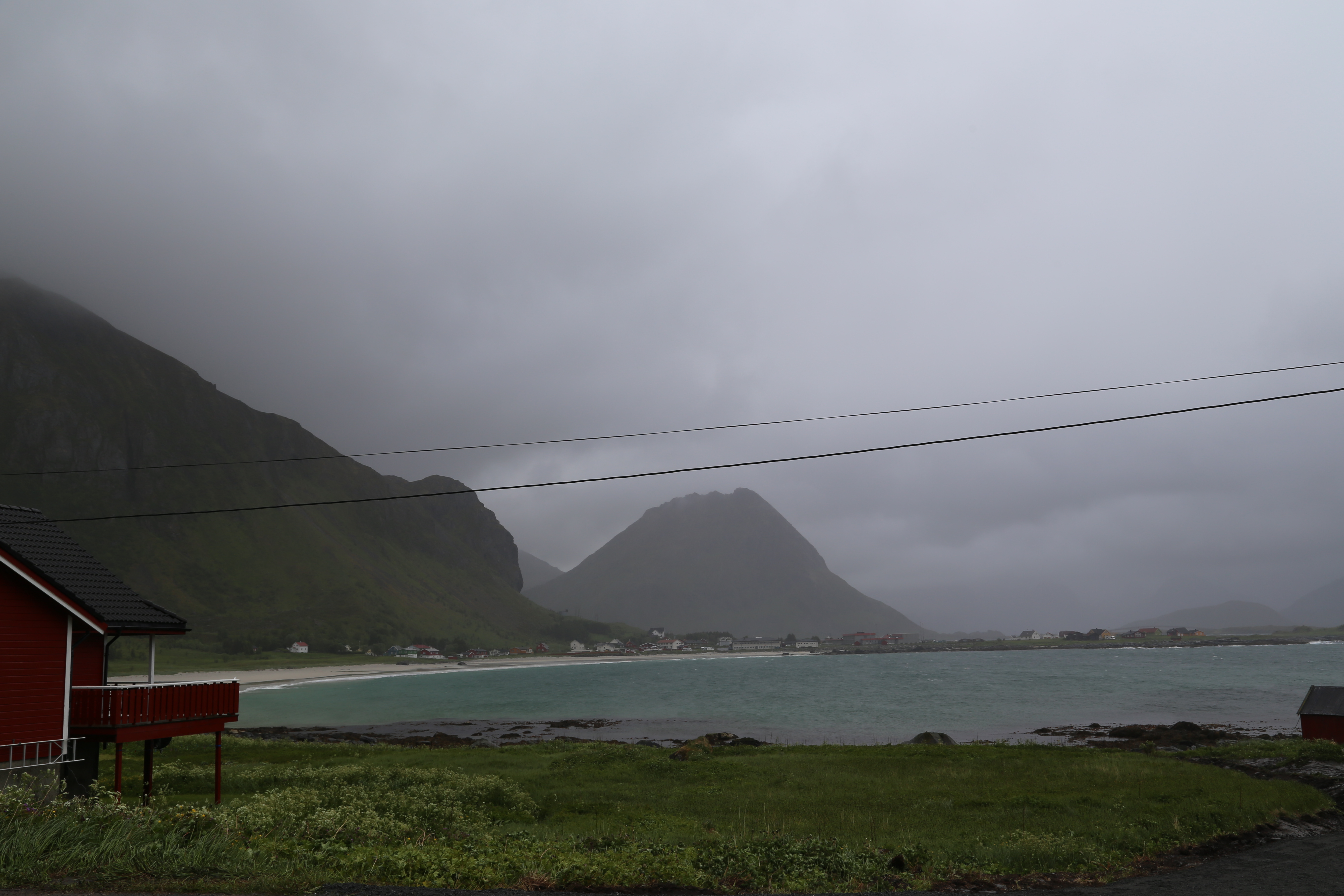 2014 Europe Trip Day 18 - Norway (Lofoten Islands: Sordal Tunnel (4 miles),  Sloverfjord Tunnel (2 miles), Chocolate Chip Rolls, Svolvaer, Lofoten Stockfish (Hanging Cod), Fishing Village Named Å, Snails, Fiskeburger (Fish Burger), Wild Reindeer) 