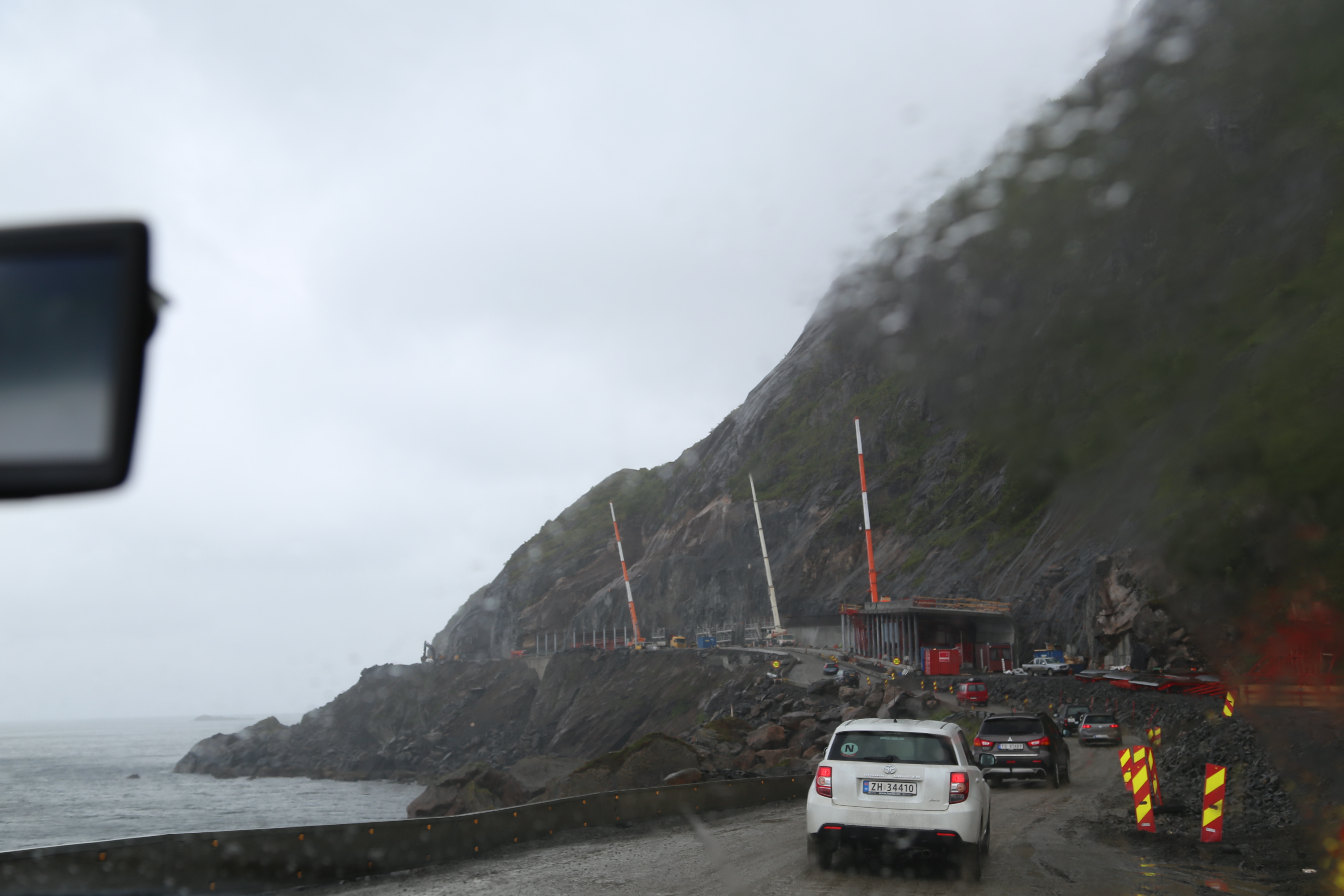 2014 Europe Trip Day 18 - Norway (Lofoten Islands: Sordal Tunnel (4 miles),  Sloverfjord Tunnel (2 miles), Chocolate Chip Rolls, Svolvaer, Lofoten Stockfish (Hanging Cod), Fishing Village Named Å, Snails, Fiskeburger (Fish Burger), Wild Reindeer) 