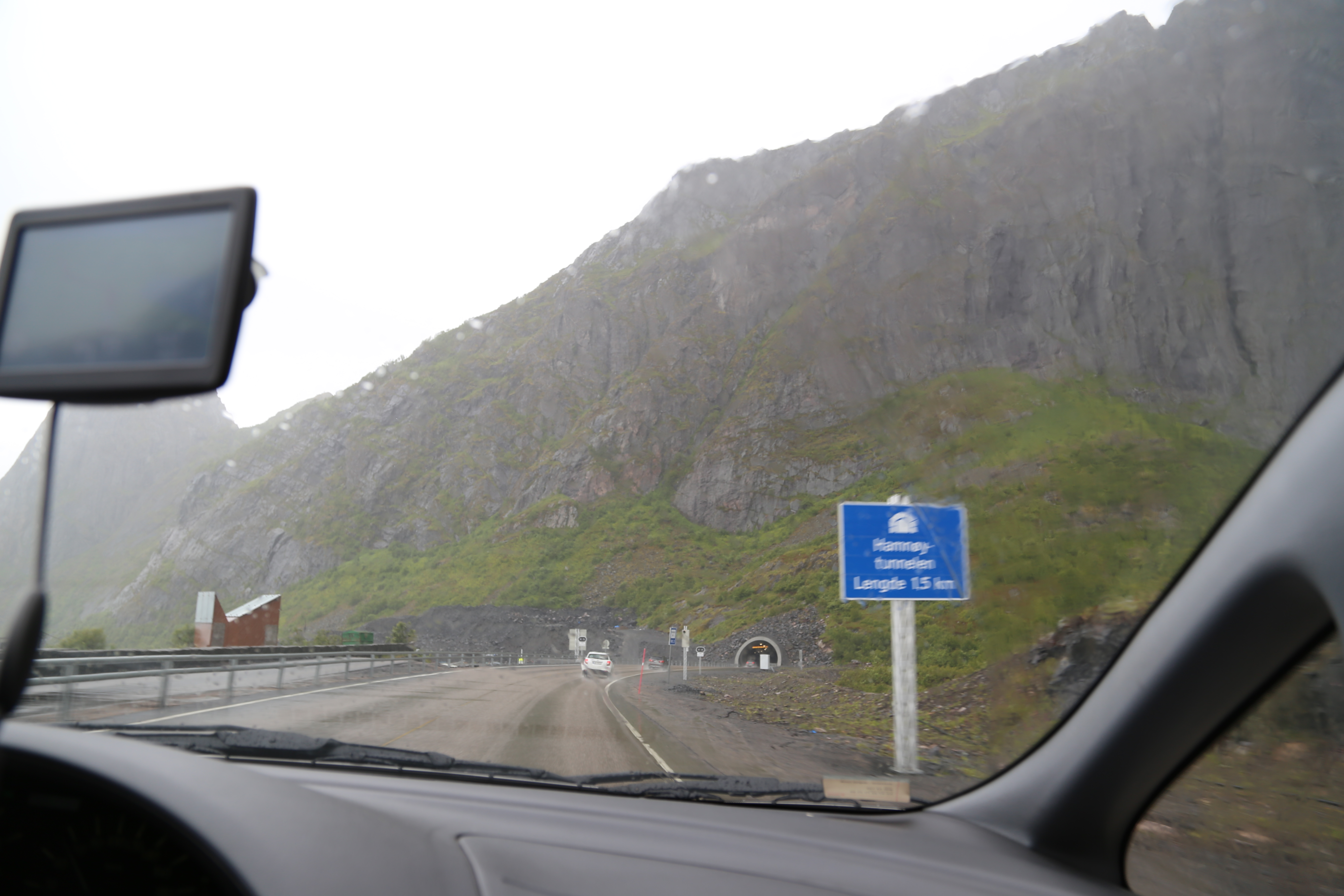 2014 Europe Trip Day 18 - Norway (Lofoten Islands: Sordal Tunnel (4 miles),  Sloverfjord Tunnel (2 miles), Chocolate Chip Rolls, Svolvaer, Lofoten Stockfish (Hanging Cod), Fishing Village Named Å, Snails, Fiskeburger (Fish Burger), Wild Reindeer) 