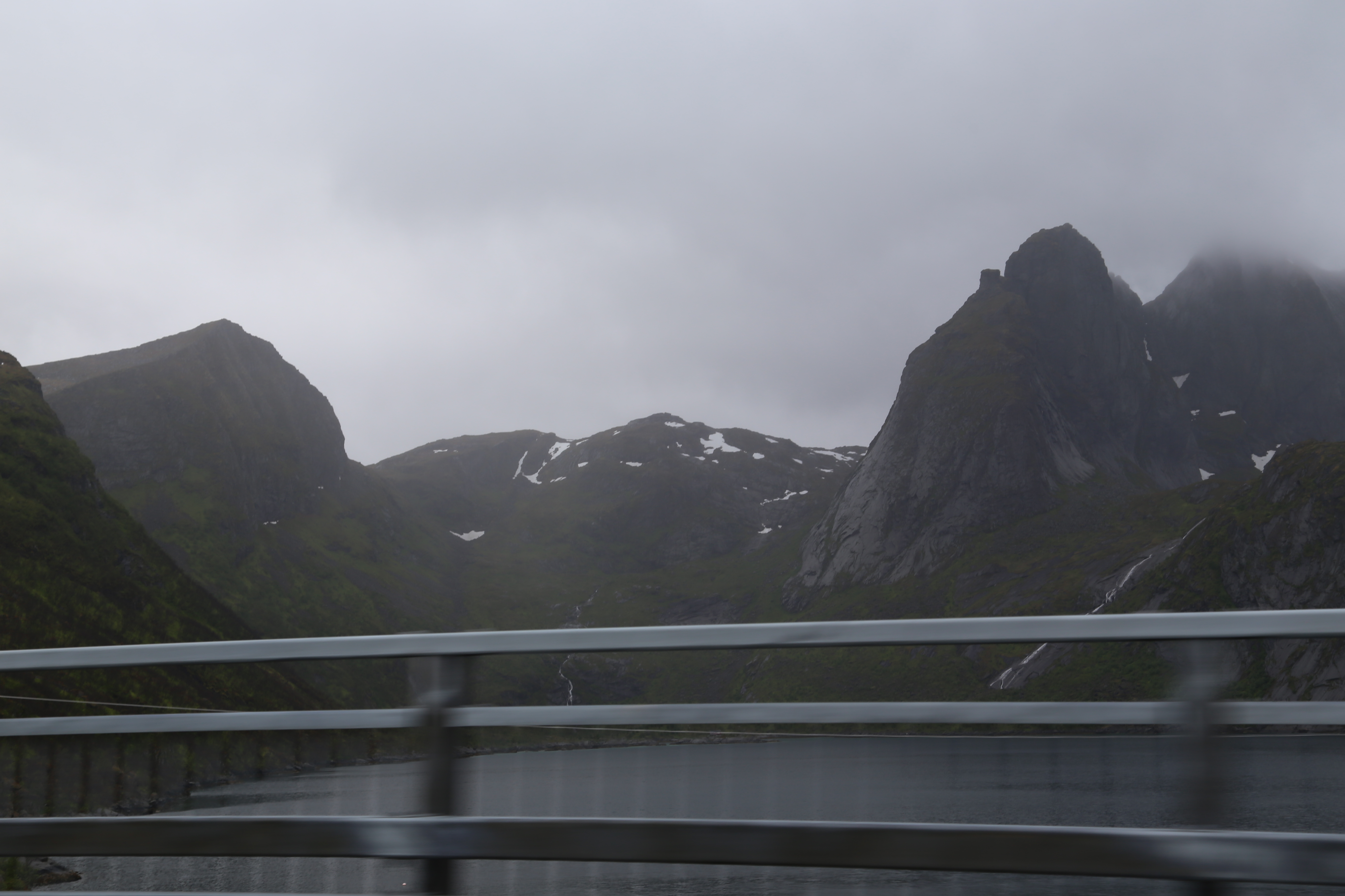 2014 Europe Trip Day 18 - Norway (Lofoten Islands: Sordal Tunnel (4 miles),  Sloverfjord Tunnel (2 miles), Chocolate Chip Rolls, Svolvaer, Lofoten Stockfish (Hanging Cod), Fishing Village Named Å, Snails, Fiskeburger (Fish Burger), Wild Reindeer) 