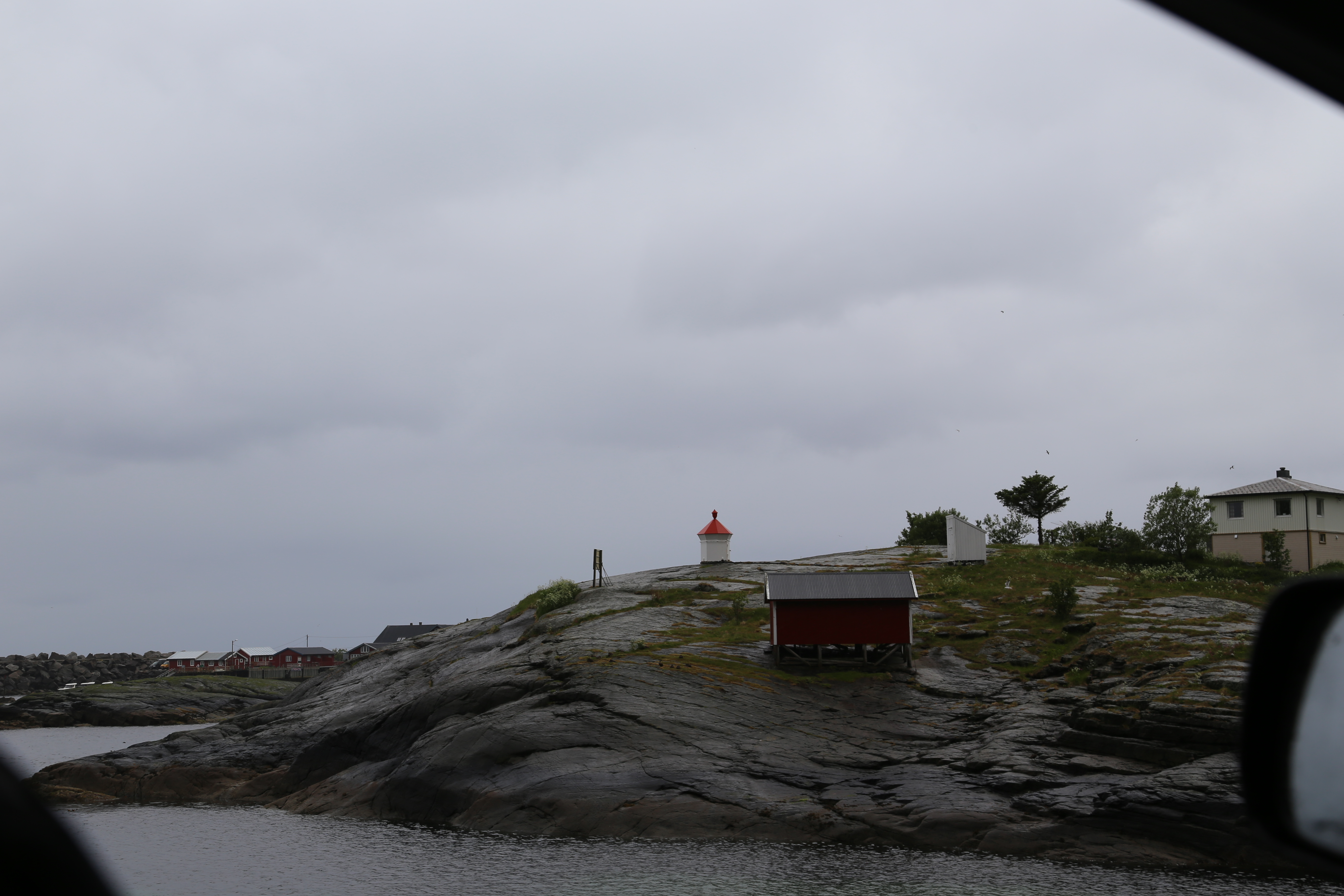 2014 Europe Trip Day 18 - Norway (Lofoten Islands: Sordal Tunnel (4 miles),  Sloverfjord Tunnel (2 miles), Chocolate Chip Rolls, Svolvaer, Lofoten Stockfish (Hanging Cod), Fishing Village Named Å, Snails, Fiskeburger (Fish Burger), Wild Reindeer) 