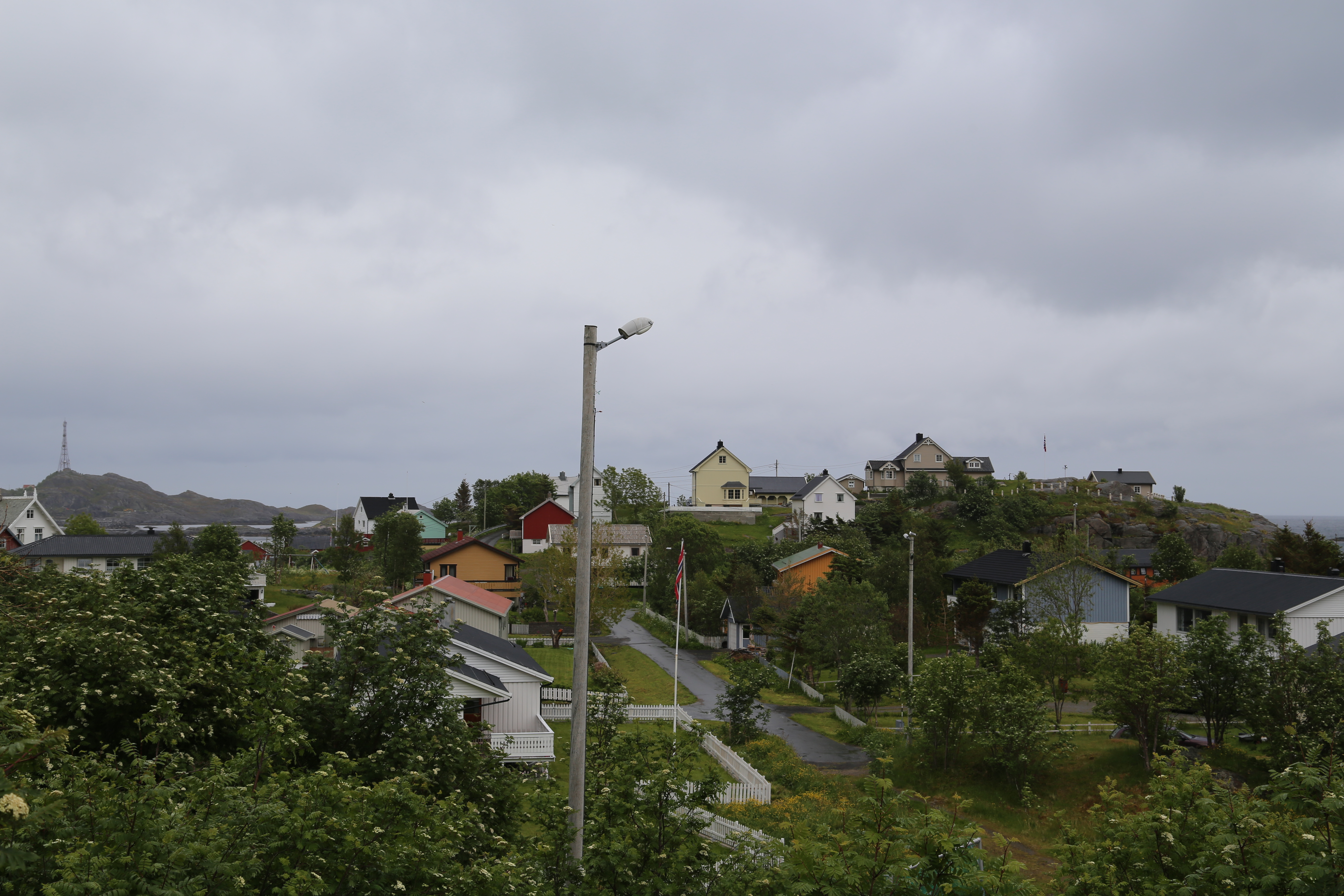 2014 Europe Trip Day 18 - Norway (Lofoten Islands: Sordal Tunnel (4 miles),  Sloverfjord Tunnel (2 miles), Chocolate Chip Rolls, Svolvaer, Lofoten Stockfish (Hanging Cod), Fishing Village Named Å, Snails, Fiskeburger (Fish Burger), Wild Reindeer) 