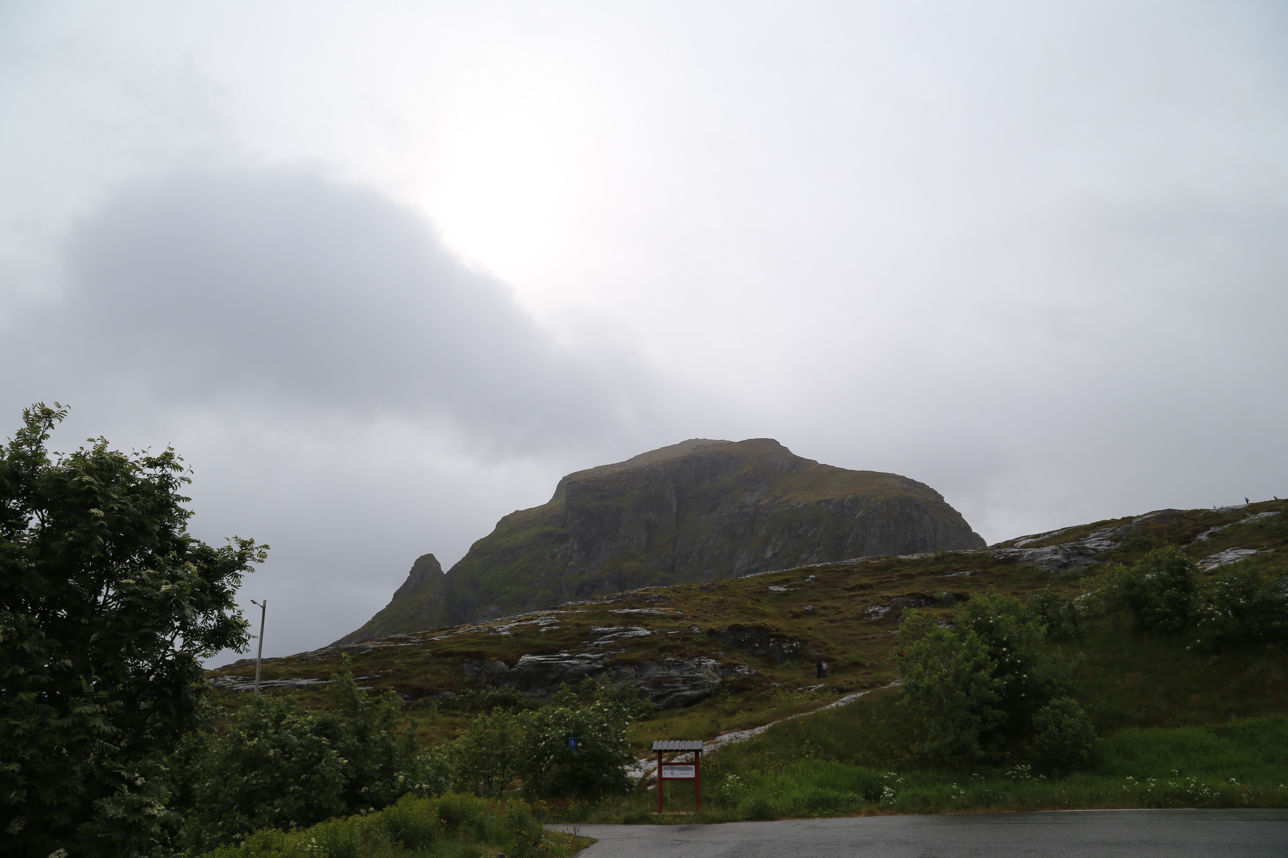 2014 Europe Trip Day 18 - Norway (Lofoten Islands: Sordal Tunnel (4 miles),  Sloverfjord Tunnel (2 miles), Chocolate Chip Rolls, Svolvaer, Lofoten Stockfish (Hanging Cod), Fishing Village Named Å, Snails, Fiskeburger (Fish Burger), Wild Reindeer) 