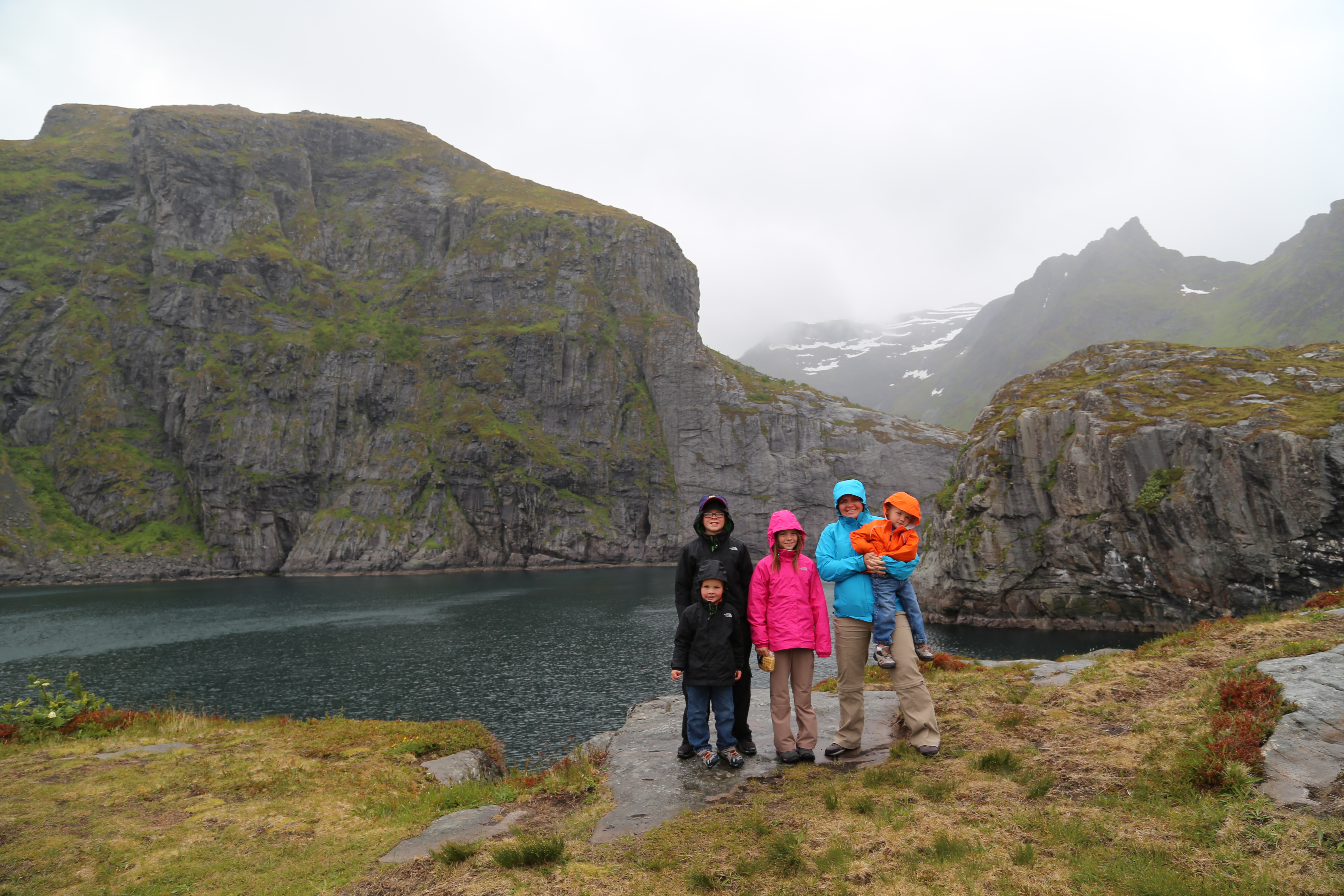 2014 Europe Trip Day 18 - Norway (Lofoten Islands: Sordal Tunnel (4 miles),  Sloverfjord Tunnel (2 miles), Chocolate Chip Rolls, Svolvaer, Lofoten Stockfish (Hanging Cod), Fishing Village Named Å, Snails, Fiskeburger (Fish Burger), Wild Reindeer) 