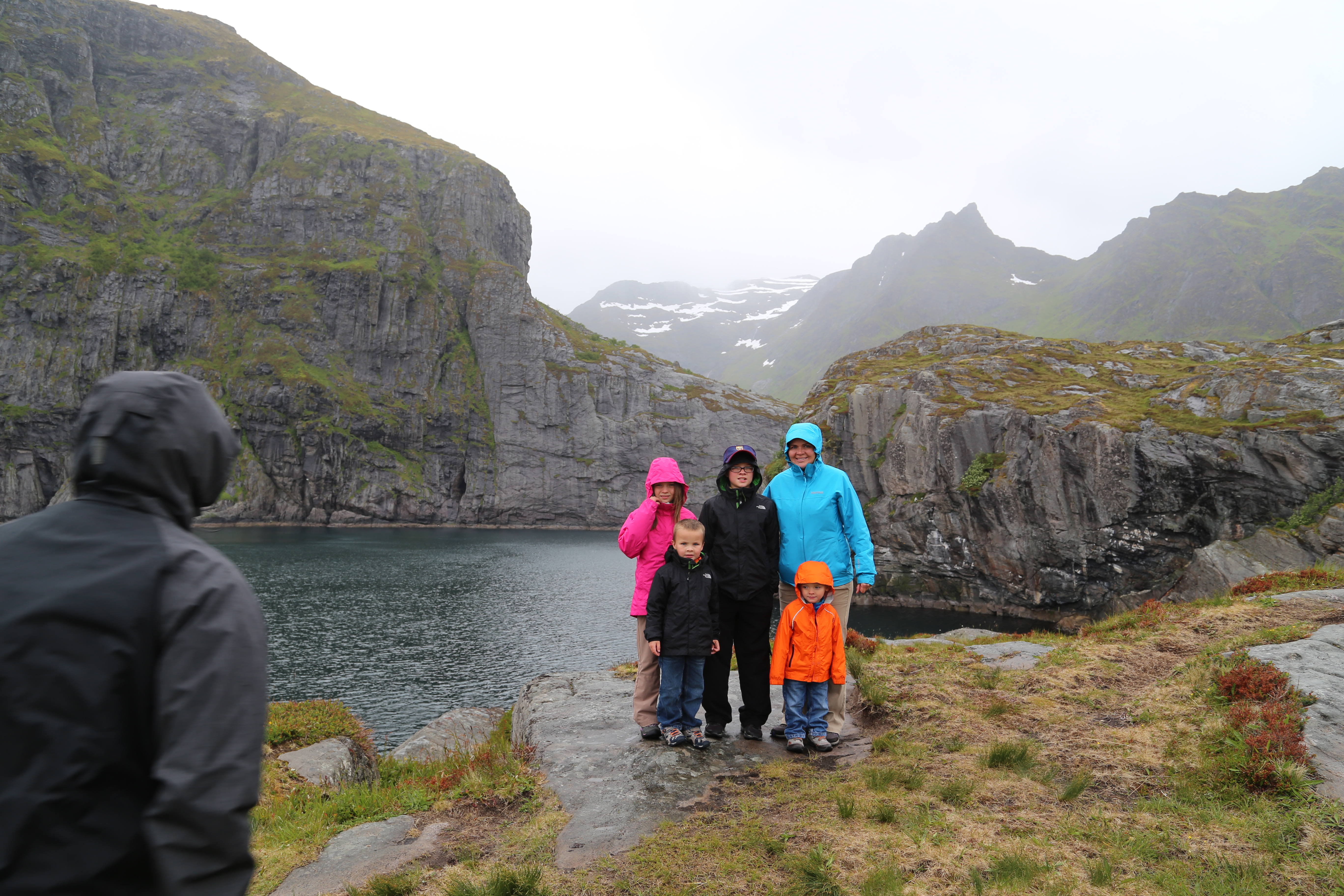 2014 Europe Trip Day 18 - Norway (Lofoten Islands: Sordal Tunnel (4 miles),  Sloverfjord Tunnel (2 miles), Chocolate Chip Rolls, Svolvaer, Lofoten Stockfish (Hanging Cod), Fishing Village Named Å, Snails, Fiskeburger (Fish Burger), Wild Reindeer) 