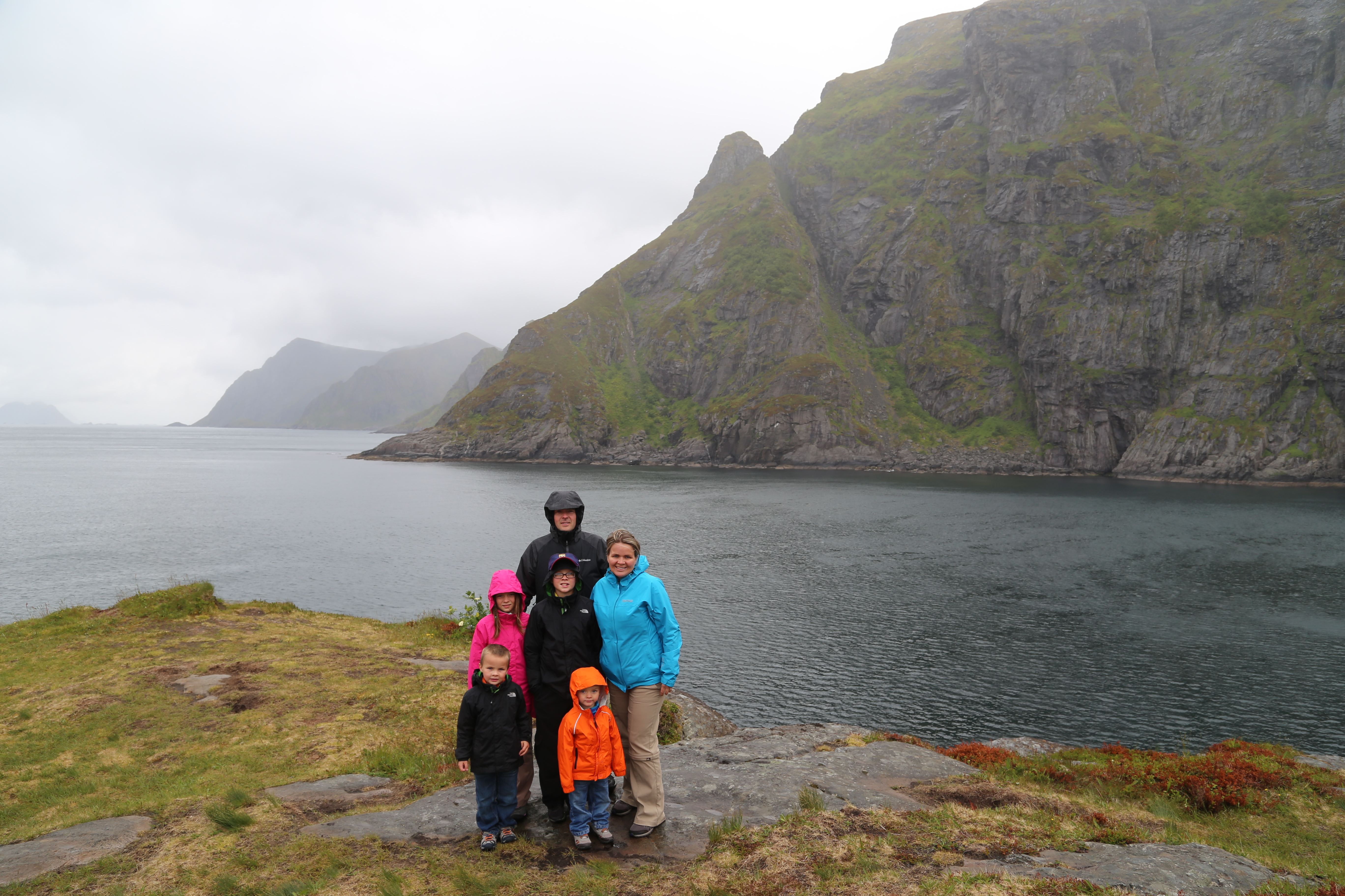 2014 Europe Trip Day 18 - Norway (Lofoten Islands: Sordal Tunnel (4 miles),  Sloverfjord Tunnel (2 miles), Chocolate Chip Rolls, Svolvaer, Lofoten Stockfish (Hanging Cod), Fishing Village Named Å, Snails, Fiskeburger (Fish Burger), Wild Reindeer) 