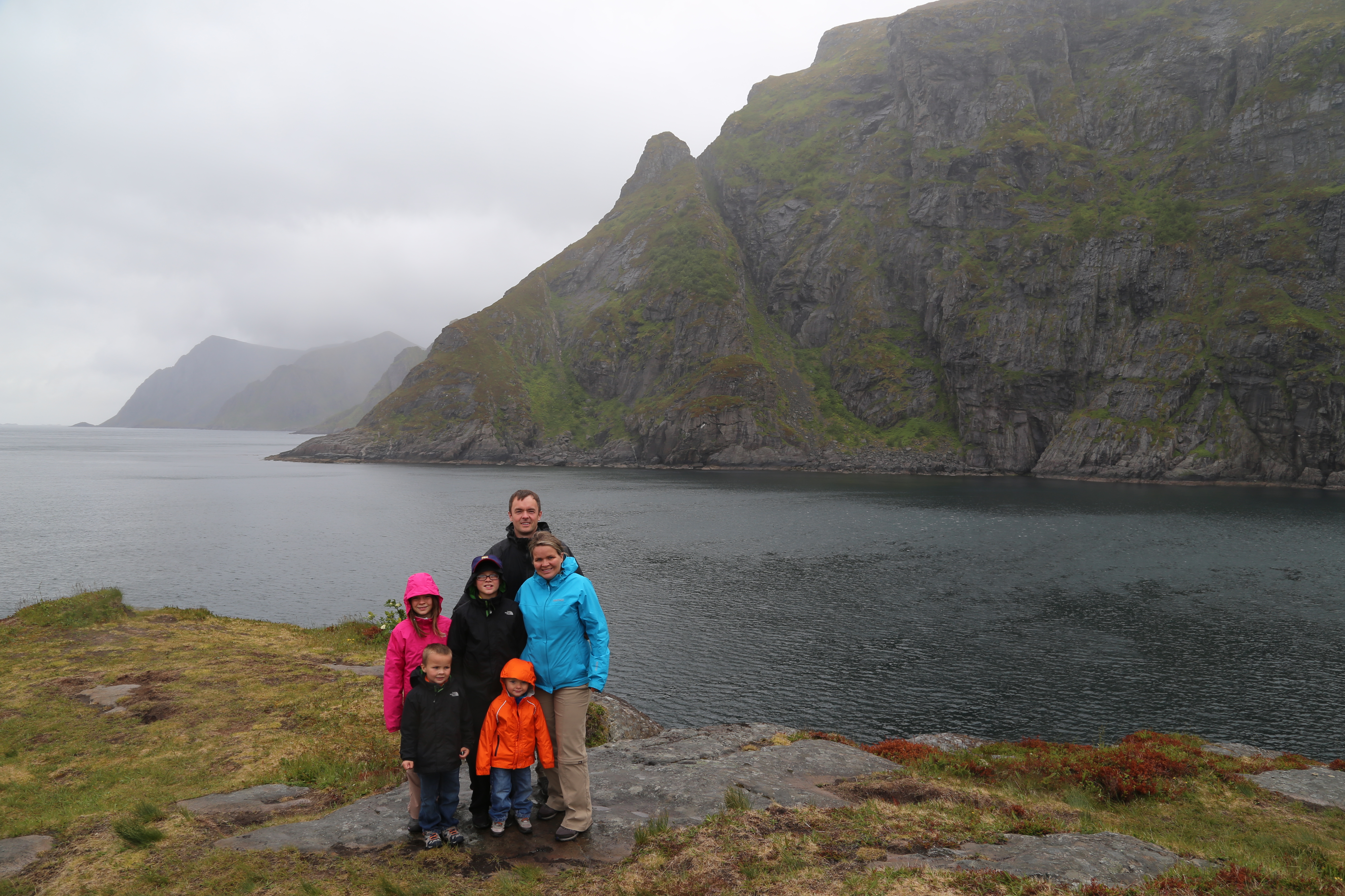 2014 Europe Trip Day 18 - Norway (Lofoten Islands: Sordal Tunnel (4 miles),  Sloverfjord Tunnel (2 miles), Chocolate Chip Rolls, Svolvaer, Lofoten Stockfish (Hanging Cod), Fishing Village Named Å, Snails, Fiskeburger (Fish Burger), Wild Reindeer) 