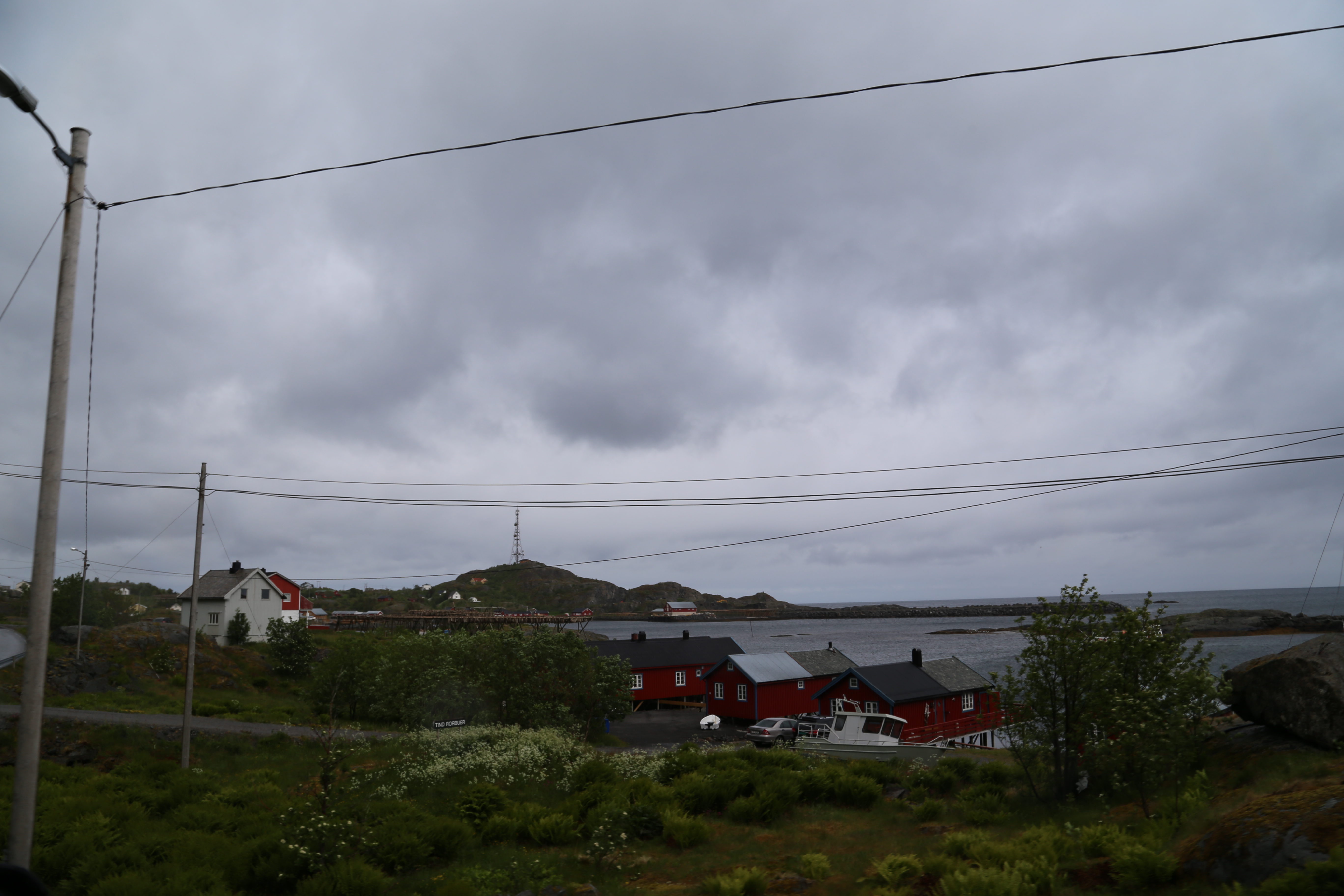 2014 Europe Trip Day 18 - Norway (Lofoten Islands: Sordal Tunnel (4 miles),  Sloverfjord Tunnel (2 miles), Chocolate Chip Rolls, Svolvaer, Lofoten Stockfish (Hanging Cod), Fishing Village Named Å, Snails, Fiskeburger (Fish Burger), Wild Reindeer) 