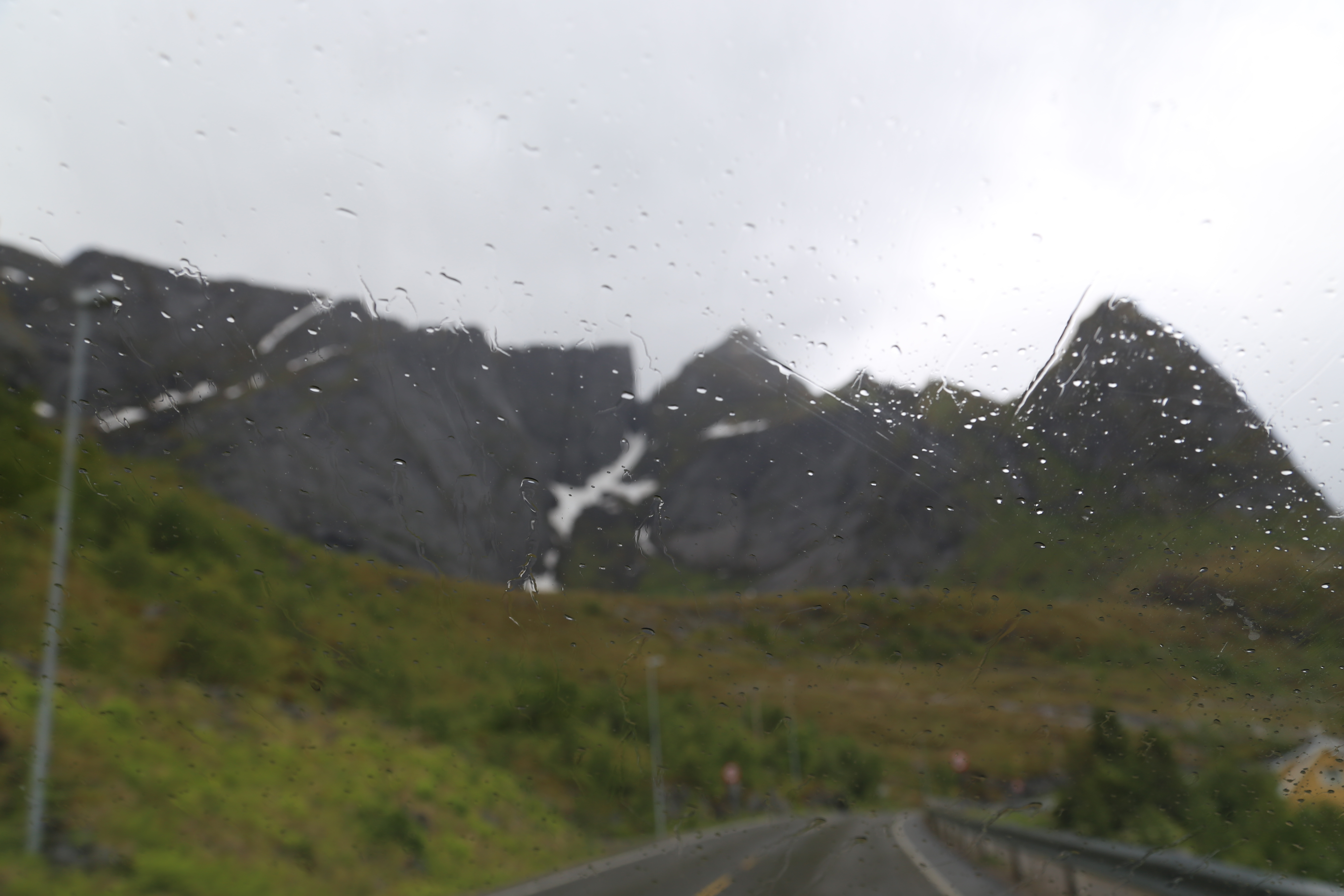 2014 Europe Trip Day 18 - Norway (Lofoten Islands: Sordal Tunnel (4 miles),  Sloverfjord Tunnel (2 miles), Chocolate Chip Rolls, Svolvaer, Lofoten Stockfish (Hanging Cod), Fishing Village Named Å, Snails, Fiskeburger (Fish Burger), Wild Reindeer) 