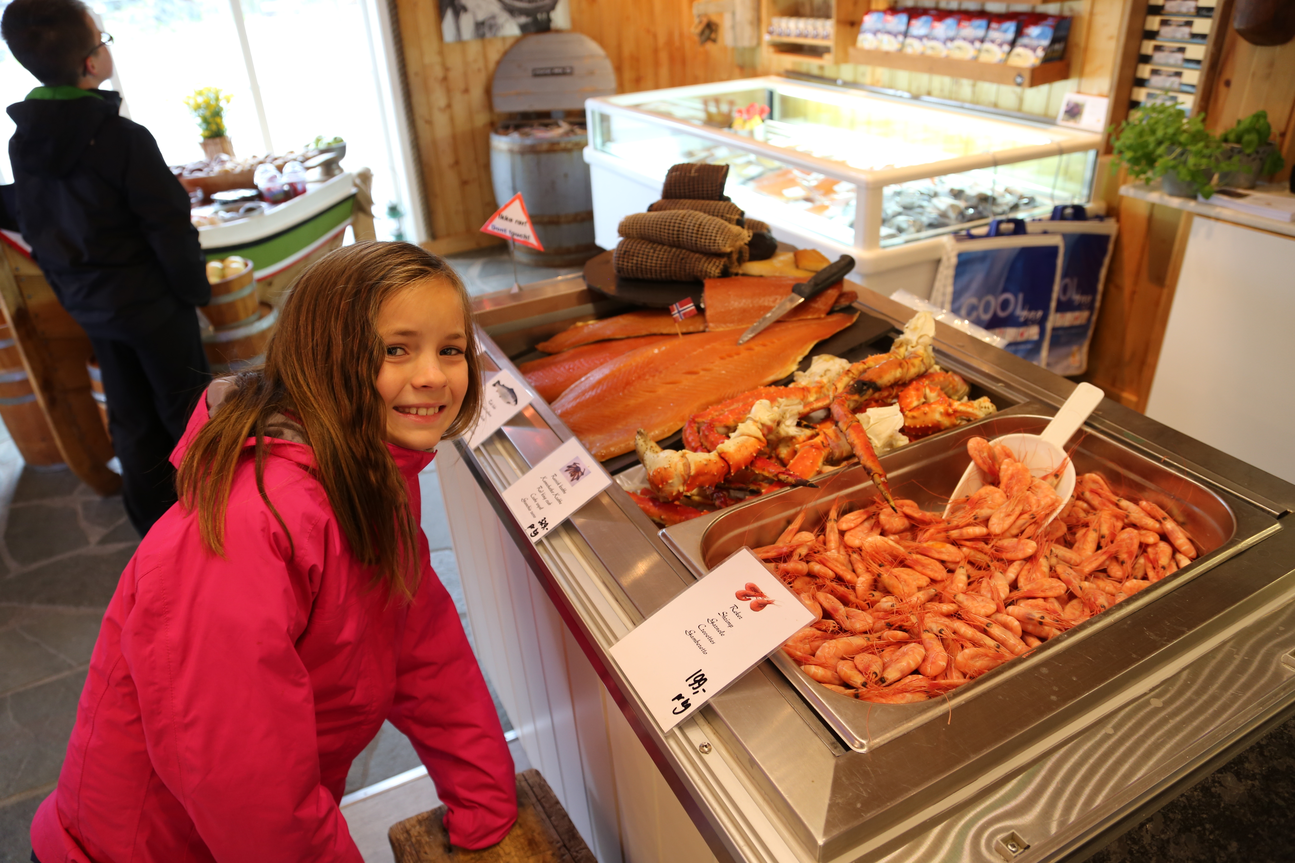 2014 Europe Trip Day 18 - Norway (Lofoten Islands: Sordal Tunnel (4 miles),  Sloverfjord Tunnel (2 miles), Chocolate Chip Rolls, Svolvaer, Lofoten Stockfish (Hanging Cod), Fishing Village Named Å, Snails, Fiskeburger (Fish Burger), Wild Reindeer) 