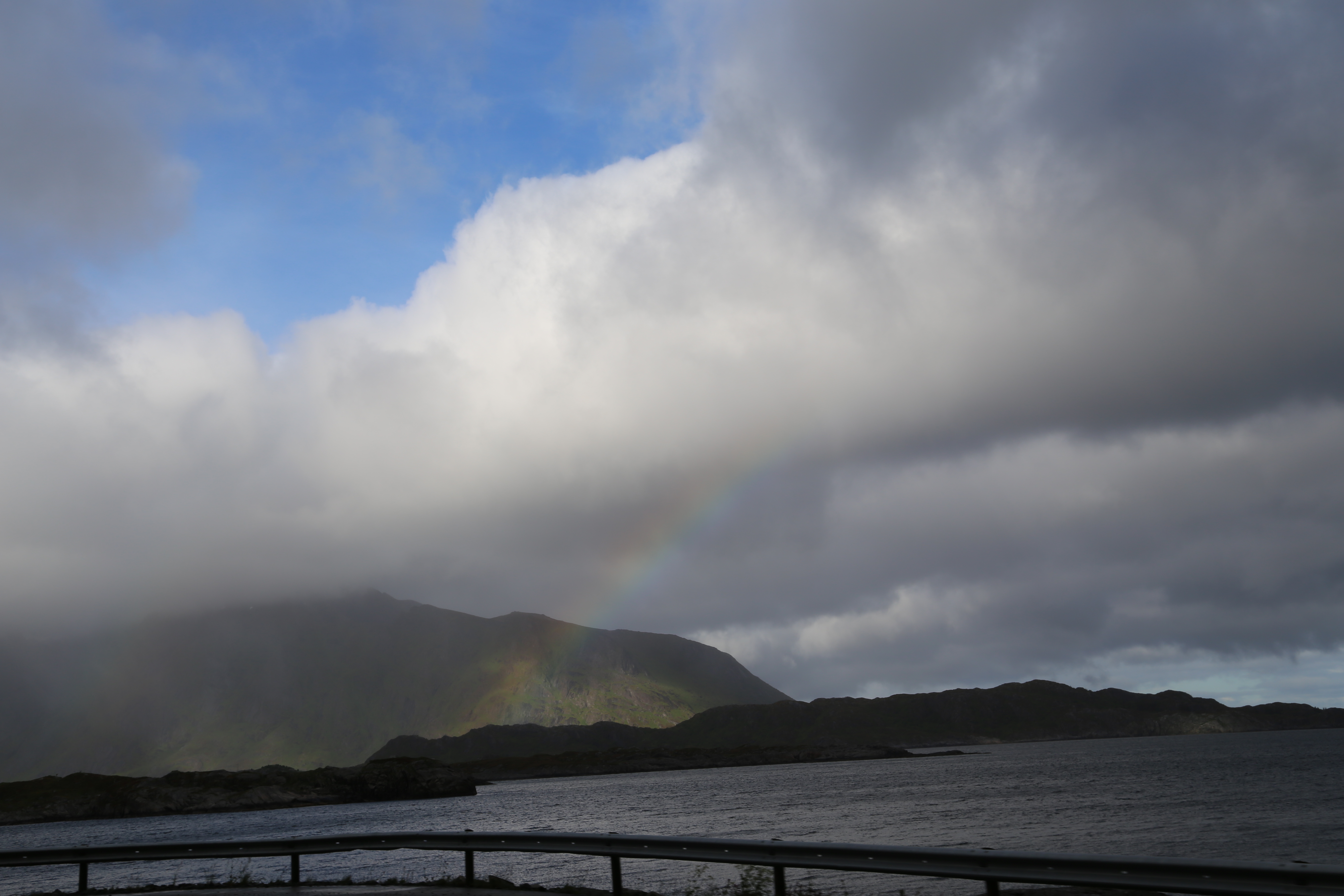 2014 Europe Trip Day 18 - Norway (Lofoten Islands: Sordal Tunnel (4 miles),  Sloverfjord Tunnel (2 miles), Chocolate Chip Rolls, Svolvaer, Lofoten Stockfish (Hanging Cod), Fishing Village Named Å, Snails, Fiskeburger (Fish Burger), Wild Reindeer) 