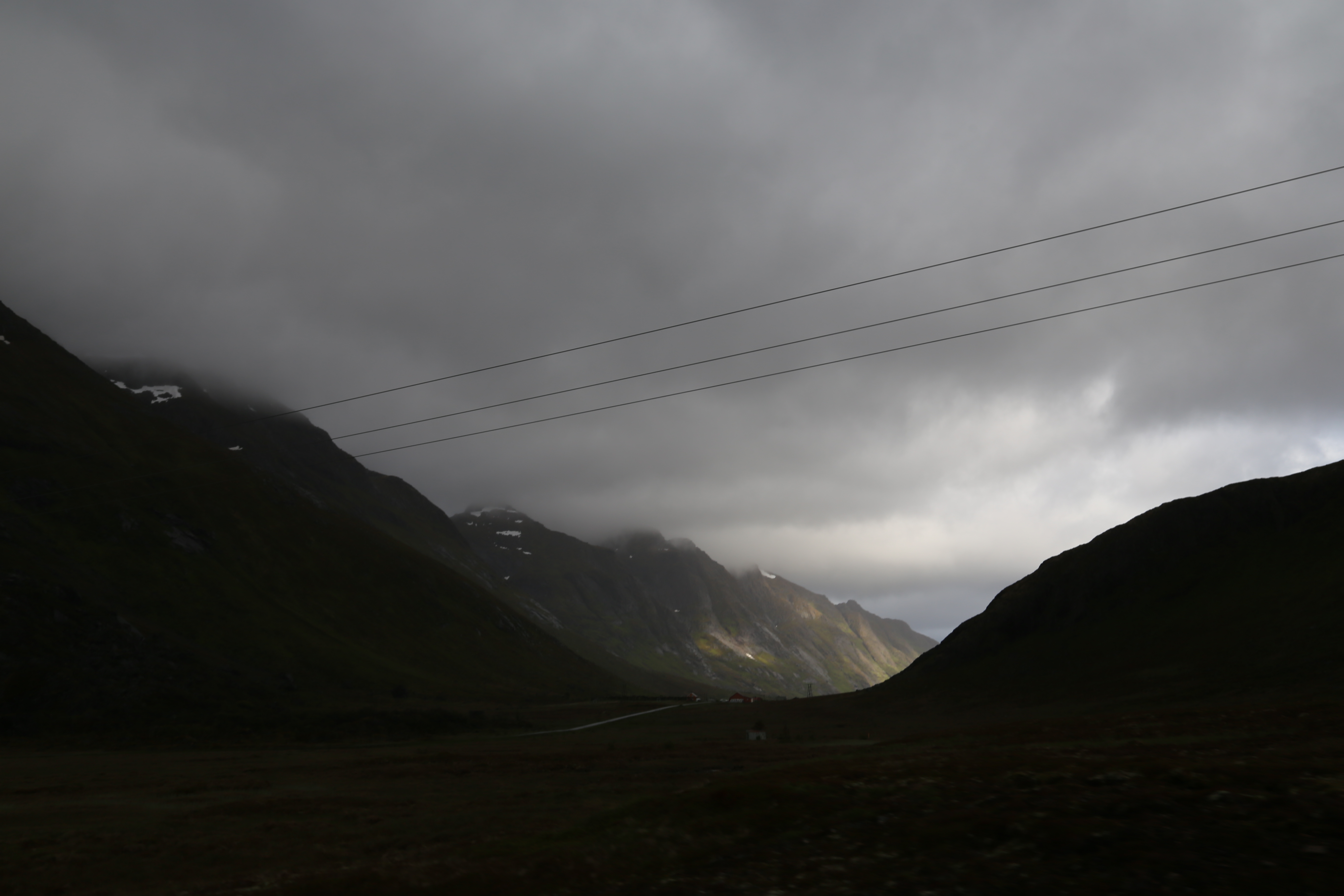 2014 Europe Trip Day 18 - Norway (Lofoten Islands: Sordal Tunnel (4 miles),  Sloverfjord Tunnel (2 miles), Chocolate Chip Rolls, Svolvaer, Lofoten Stockfish (Hanging Cod), Fishing Village Named Å, Snails, Fiskeburger (Fish Burger), Wild Reindeer) 