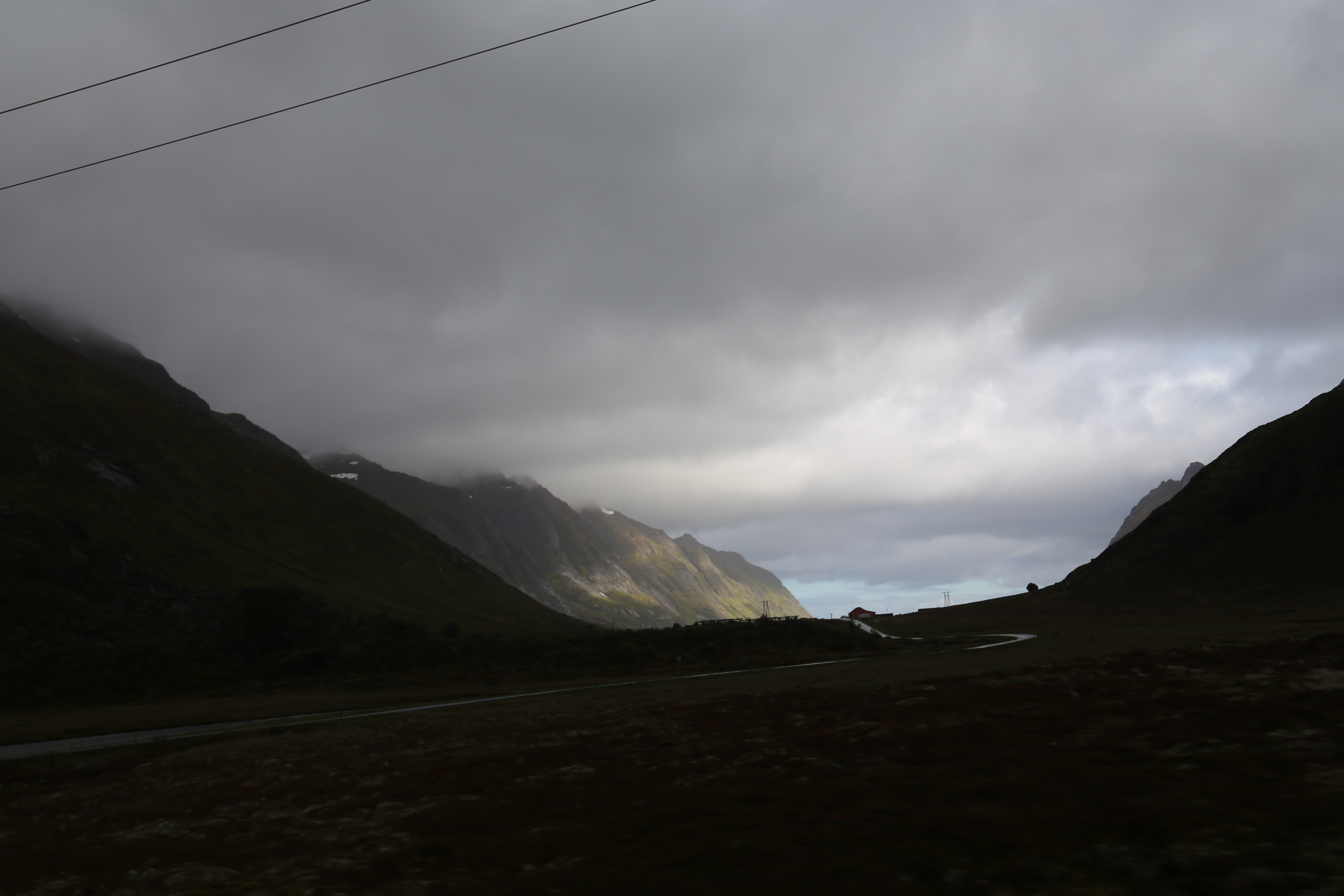 2014 Europe Trip Day 18 - Norway (Lofoten Islands: Sordal Tunnel (4 miles),  Sloverfjord Tunnel (2 miles), Chocolate Chip Rolls, Svolvaer, Lofoten Stockfish (Hanging Cod), Fishing Village Named Å, Snails, Fiskeburger (Fish Burger), Wild Reindeer) 