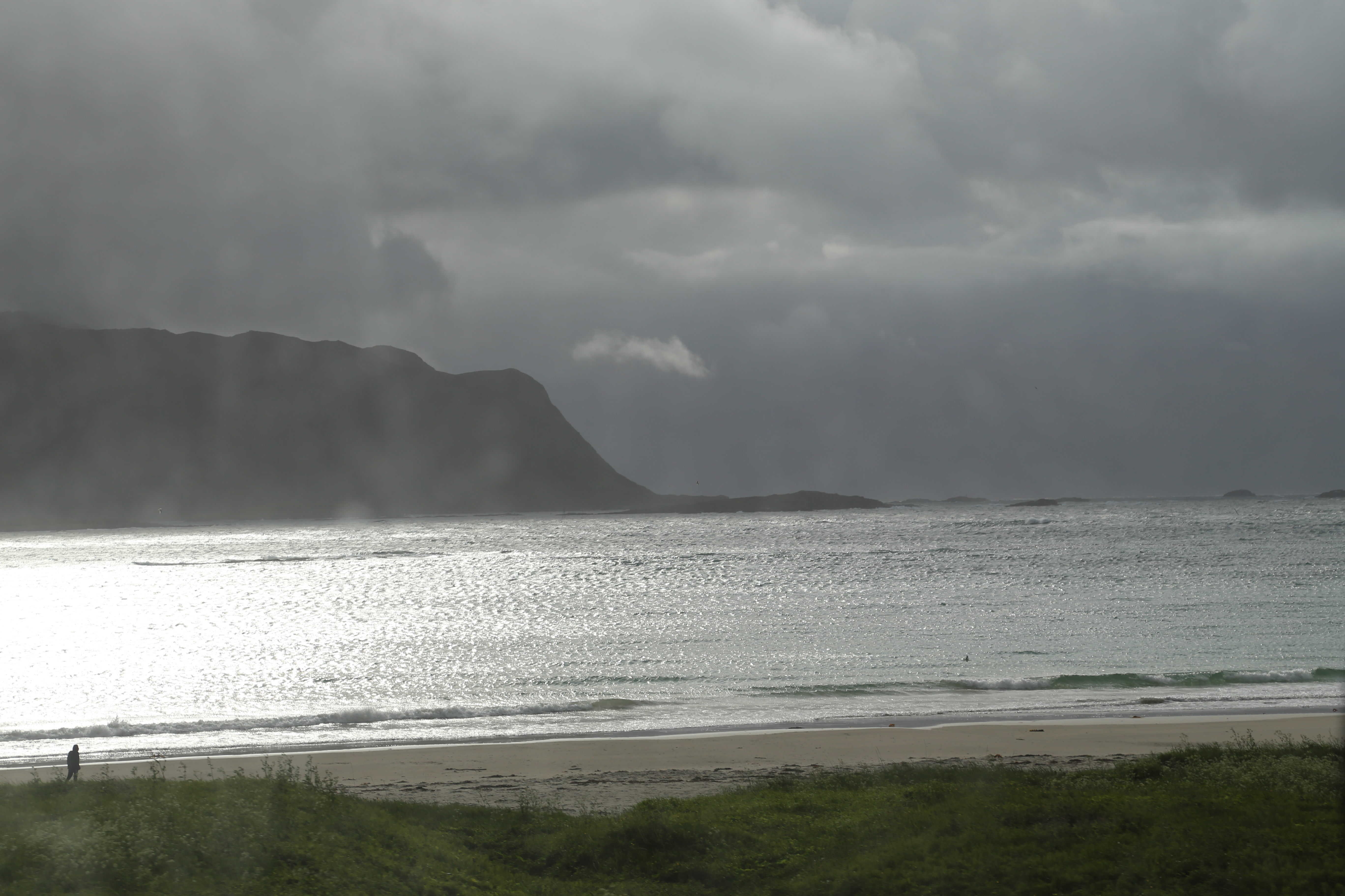 2014 Europe Trip Day 18 - Norway (Lofoten Islands: Sordal Tunnel (4 miles),  Sloverfjord Tunnel (2 miles), Chocolate Chip Rolls, Svolvaer, Lofoten Stockfish (Hanging Cod), Fishing Village Named Å, Snails, Fiskeburger (Fish Burger), Wild Reindeer) 