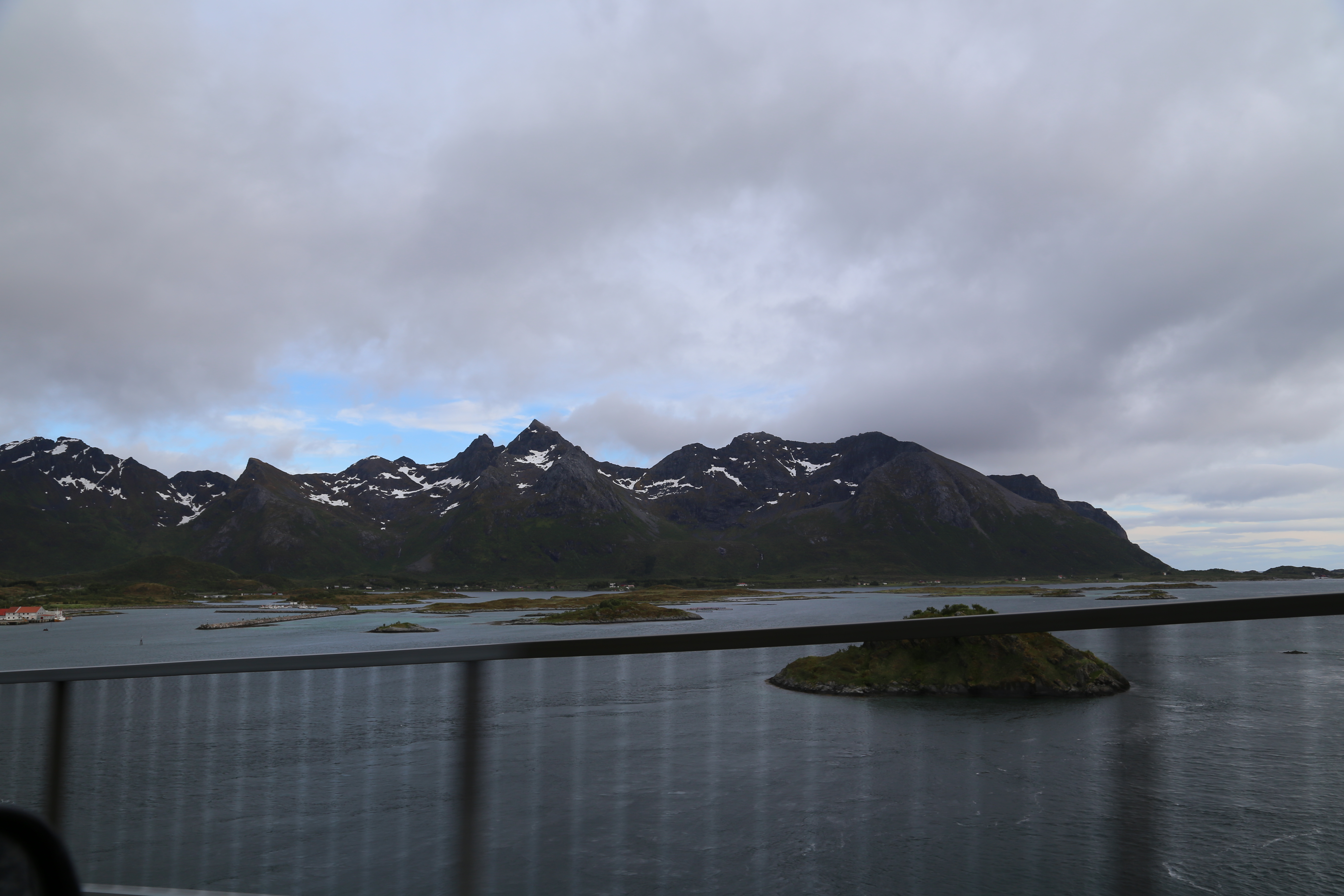 2014 Europe Trip Day 18 - Norway (Lofoten Islands: Sordal Tunnel (4 miles),  Sloverfjord Tunnel (2 miles), Chocolate Chip Rolls, Svolvaer, Lofoten Stockfish (Hanging Cod), Fishing Village Named Å, Snails, Fiskeburger (Fish Burger), Wild Reindeer) 