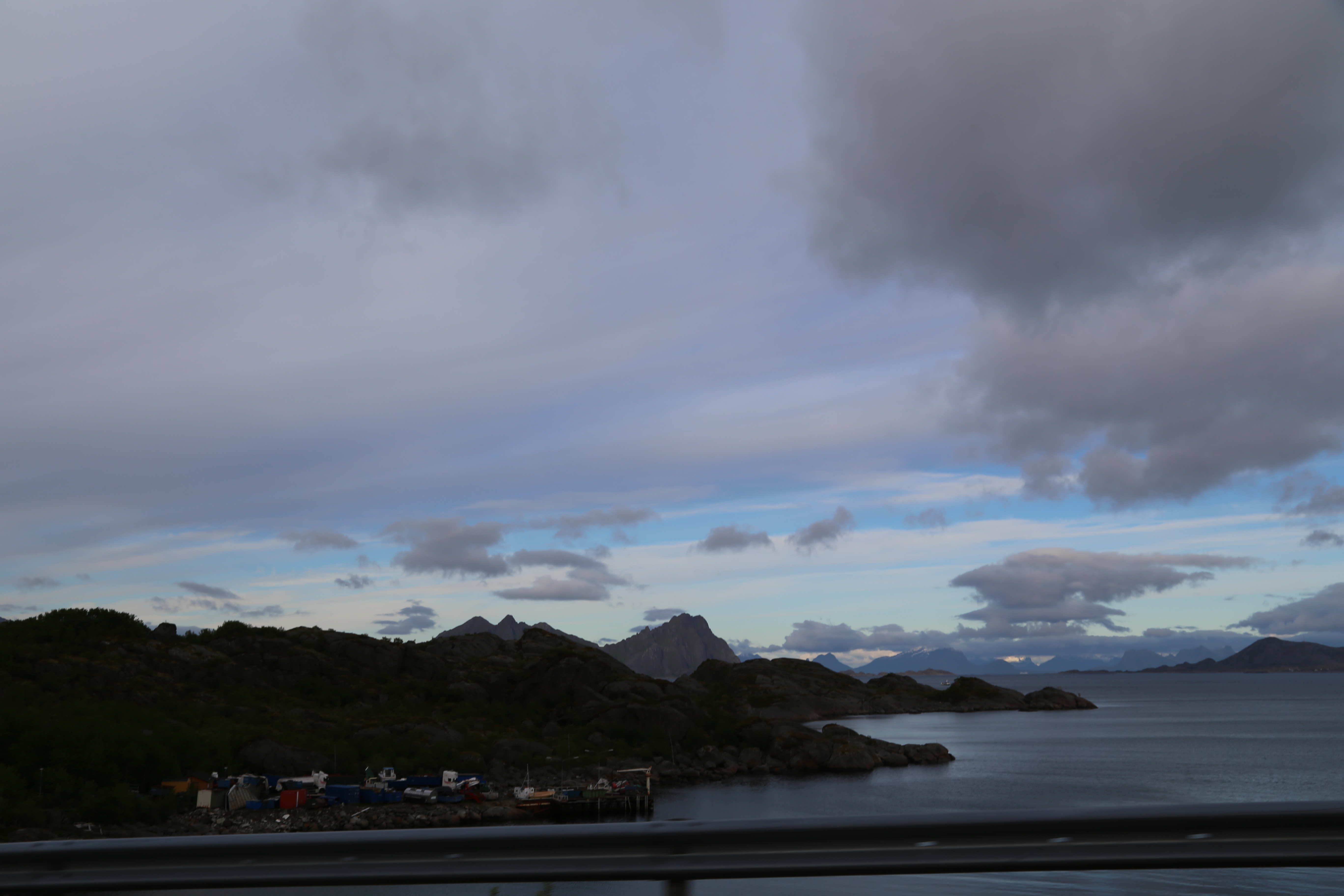 2014 Europe Trip Day 18 - Norway (Lofoten Islands: Sordal Tunnel (4 miles),  Sloverfjord Tunnel (2 miles), Chocolate Chip Rolls, Svolvaer, Lofoten Stockfish (Hanging Cod), Fishing Village Named Å, Snails, Fiskeburger (Fish Burger), Wild Reindeer) 