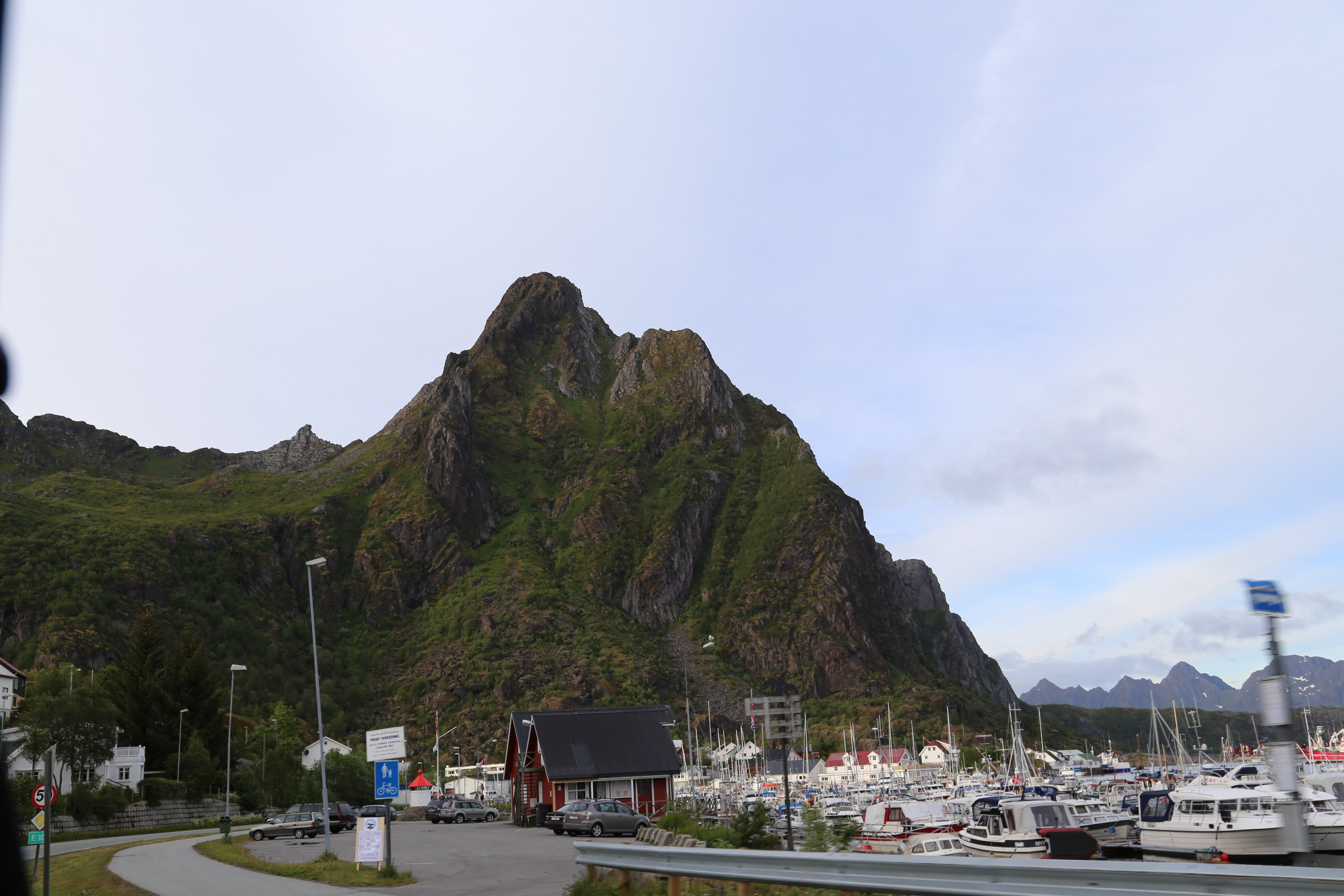 2014 Europe Trip Day 18 - Norway (Lofoten Islands: Sordal Tunnel (4 miles),  Sloverfjord Tunnel (2 miles), Chocolate Chip Rolls, Svolvaer, Lofoten Stockfish (Hanging Cod), Fishing Village Named Å, Snails, Fiskeburger (Fish Burger), Wild Reindeer) 