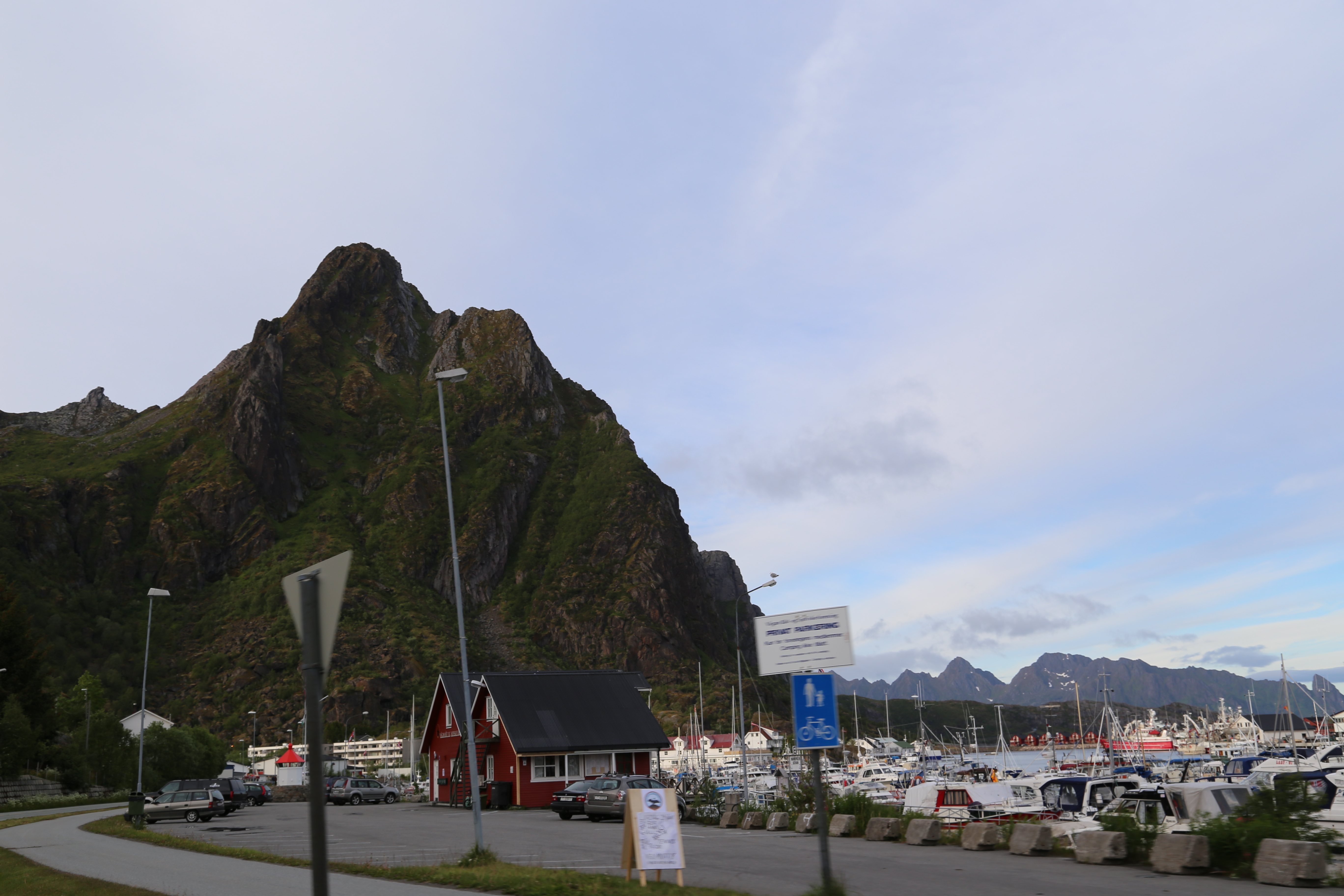 2014 Europe Trip Day 18 - Norway (Lofoten Islands: Sordal Tunnel (4 miles),  Sloverfjord Tunnel (2 miles), Chocolate Chip Rolls, Svolvaer, Lofoten Stockfish (Hanging Cod), Fishing Village Named Å, Snails, Fiskeburger (Fish Burger), Wild Reindeer) 