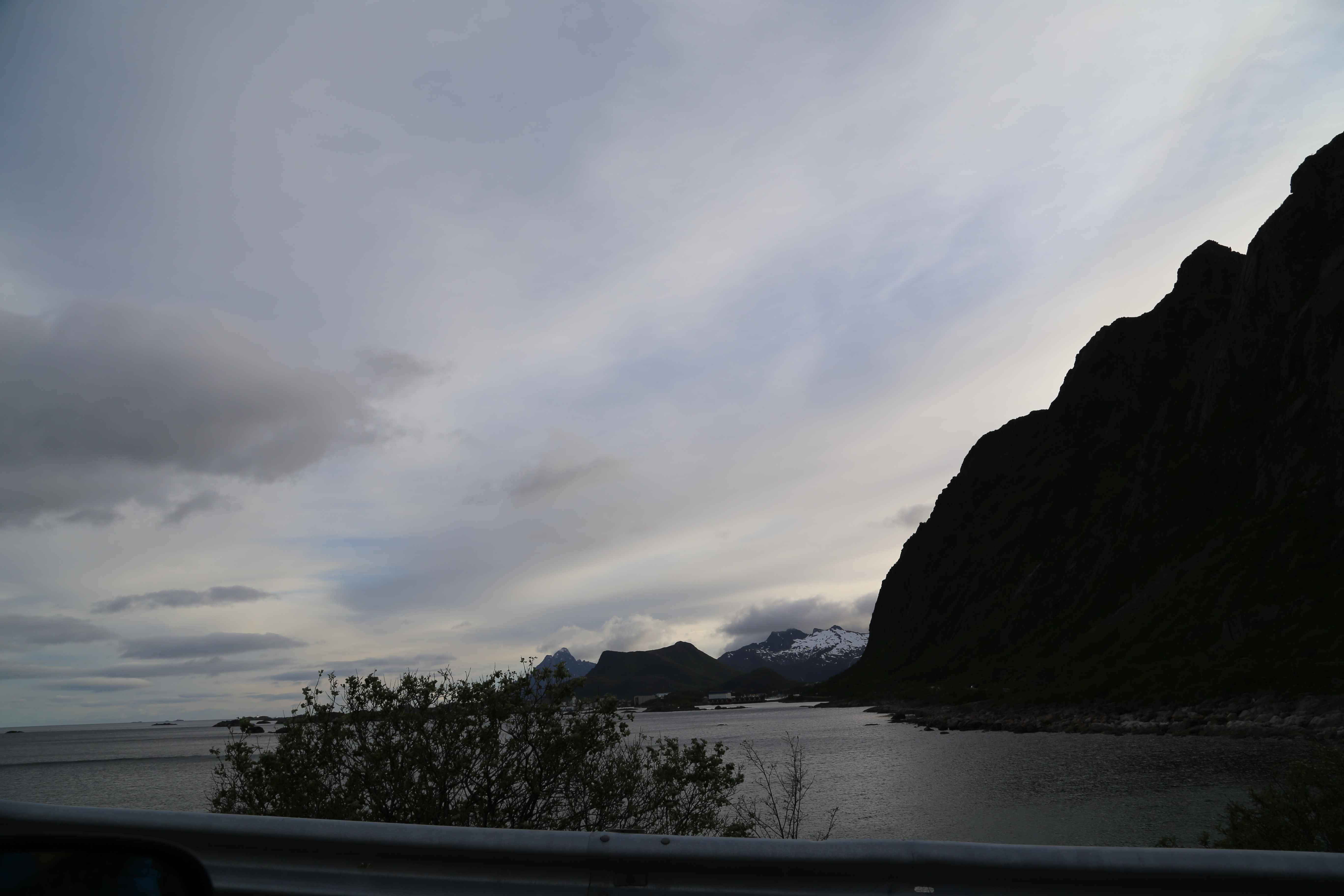 2014 Europe Trip Day 18 - Norway (Lofoten Islands: Sordal Tunnel (4 miles),  Sloverfjord Tunnel (2 miles), Chocolate Chip Rolls, Svolvaer, Lofoten Stockfish (Hanging Cod), Fishing Village Named Å, Snails, Fiskeburger (Fish Burger), Wild Reindeer) 