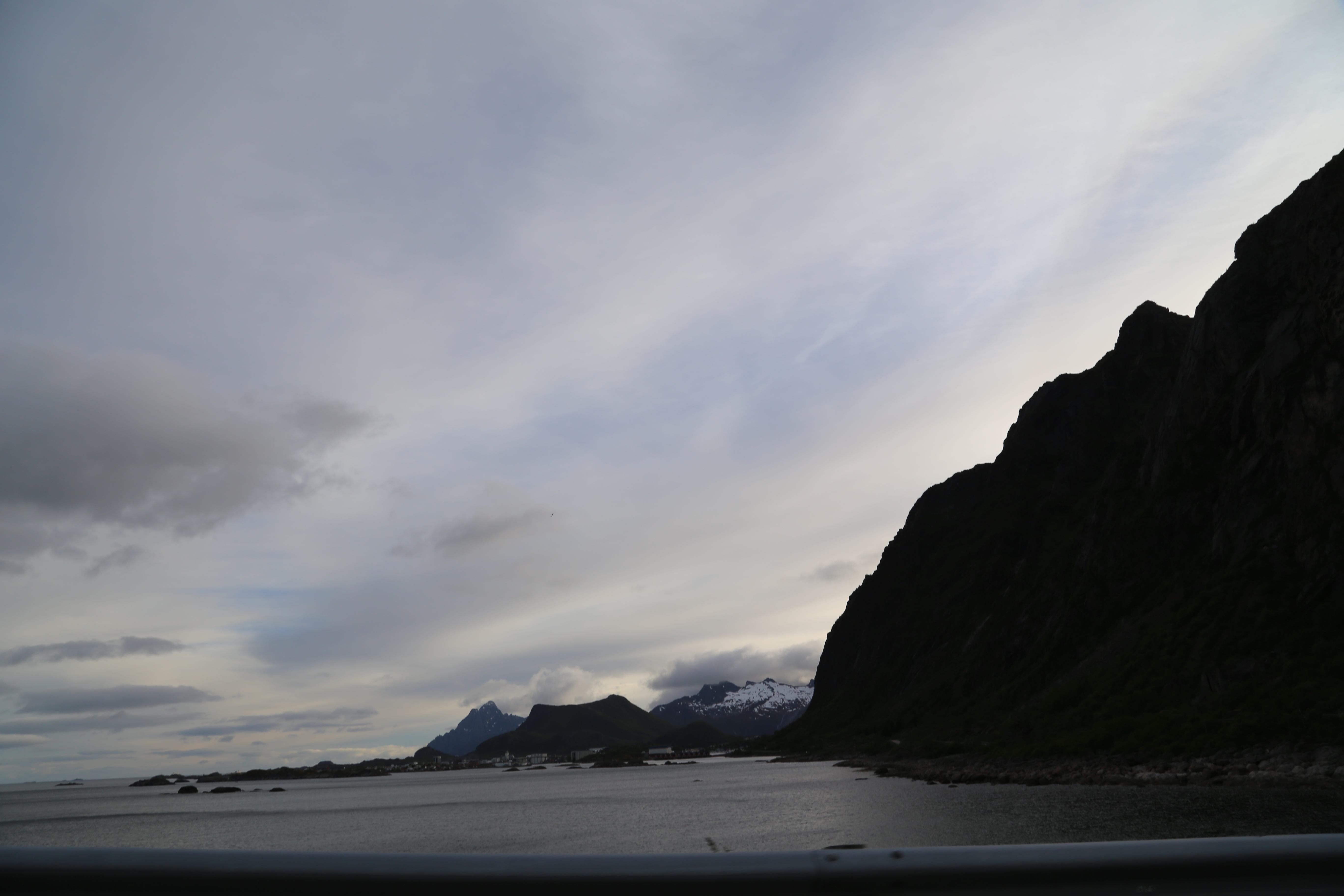 2014 Europe Trip Day 18 - Norway (Lofoten Islands: Sordal Tunnel (4 miles),  Sloverfjord Tunnel (2 miles), Chocolate Chip Rolls, Svolvaer, Lofoten Stockfish (Hanging Cod), Fishing Village Named Å, Snails, Fiskeburger (Fish Burger), Wild Reindeer) 