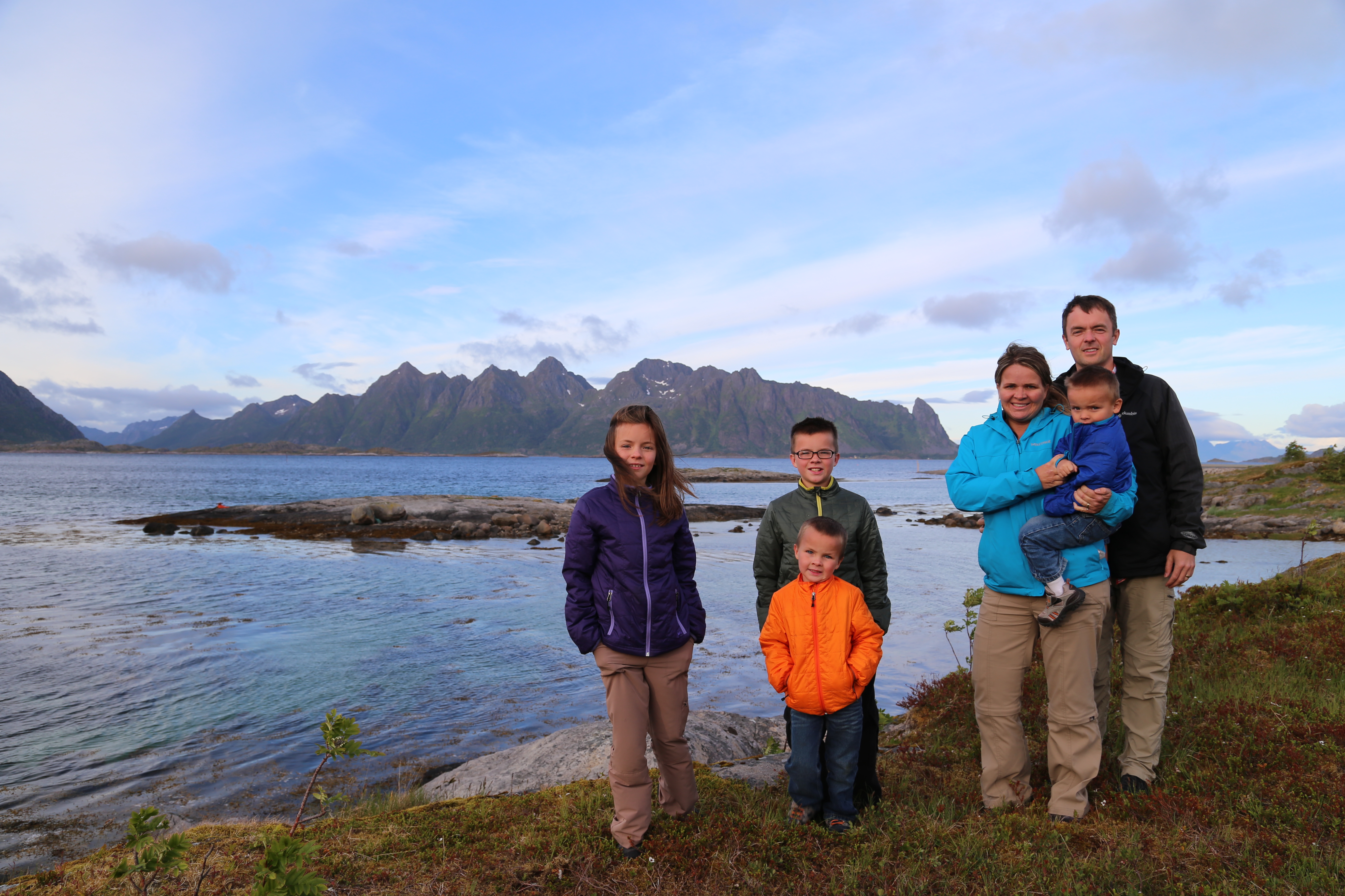 2014 Europe Trip Day 18 - Norway (Lofoten Islands: Sordal Tunnel (4 miles),  Sloverfjord Tunnel (2 miles), Chocolate Chip Rolls, Svolvaer, Lofoten Stockfish (Hanging Cod), Fishing Village Named Å, Snails, Fiskeburger (Fish Burger), Wild Reindeer) 